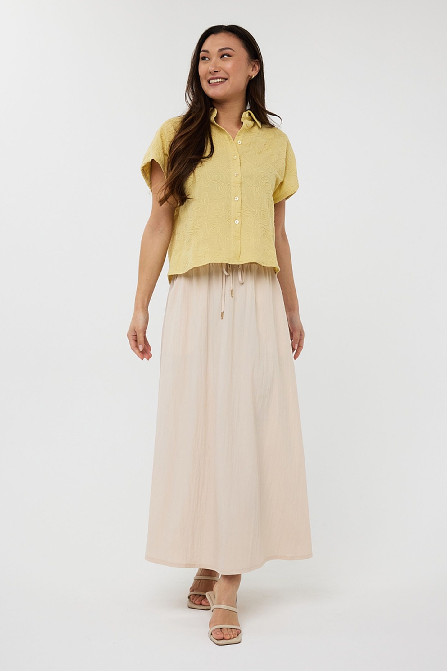 BLOUSE CROPPED 3D EMBROIDERY LEMON PIE 2