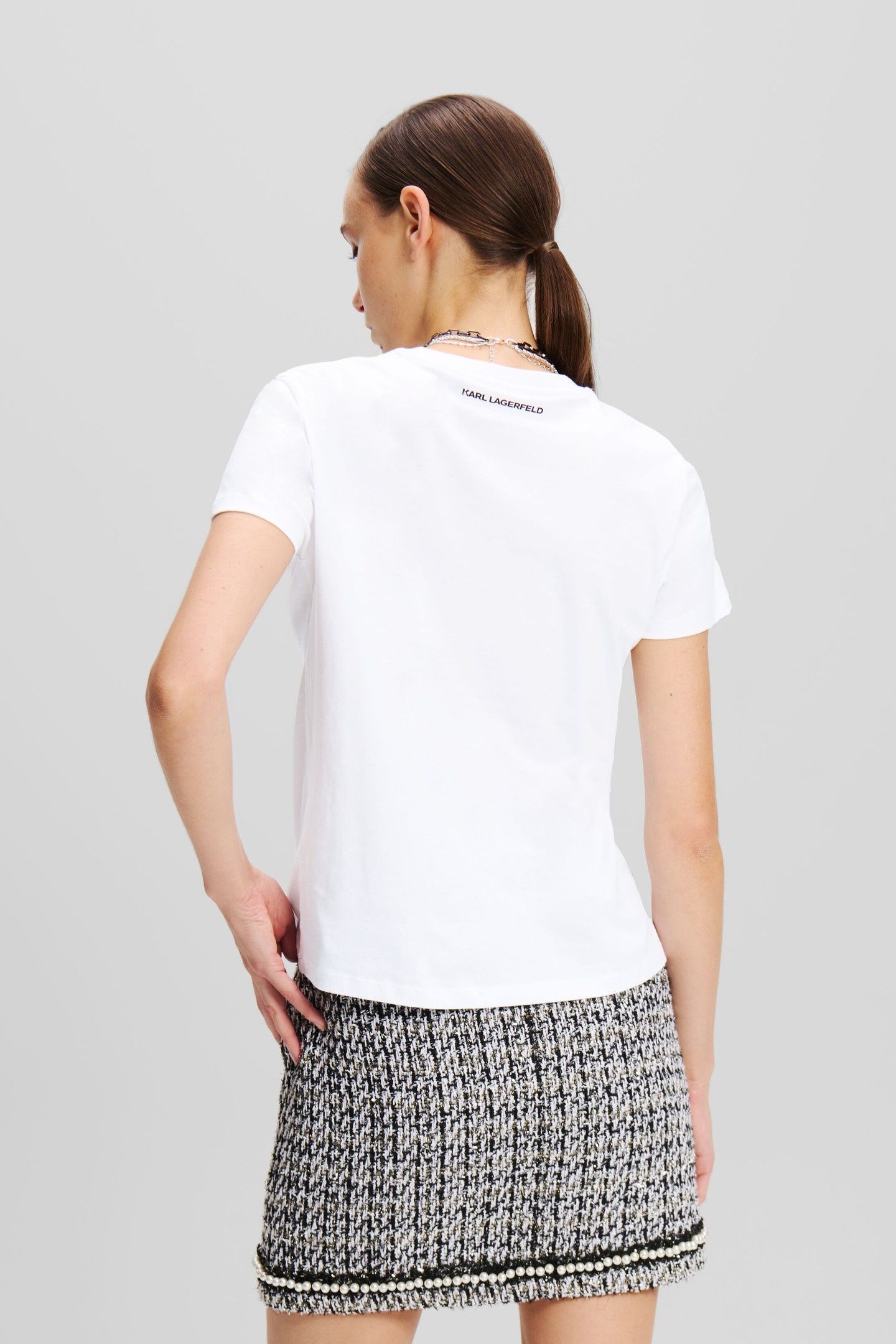 BOUCLE KARL SIGNATURE T-SHIRT WHITE 2