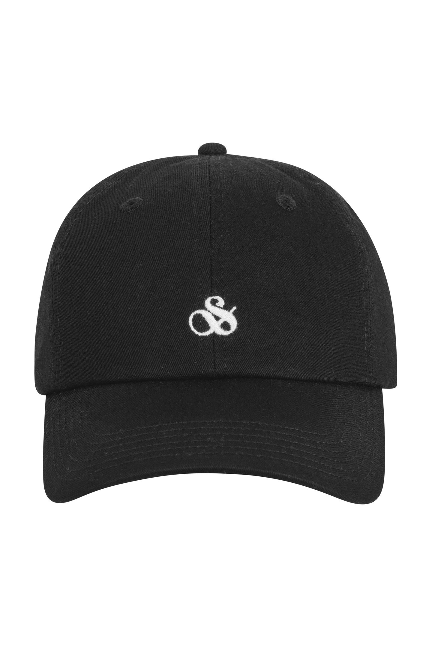 UNISEX S&S COTTON ADJ CAP BLACK 2
