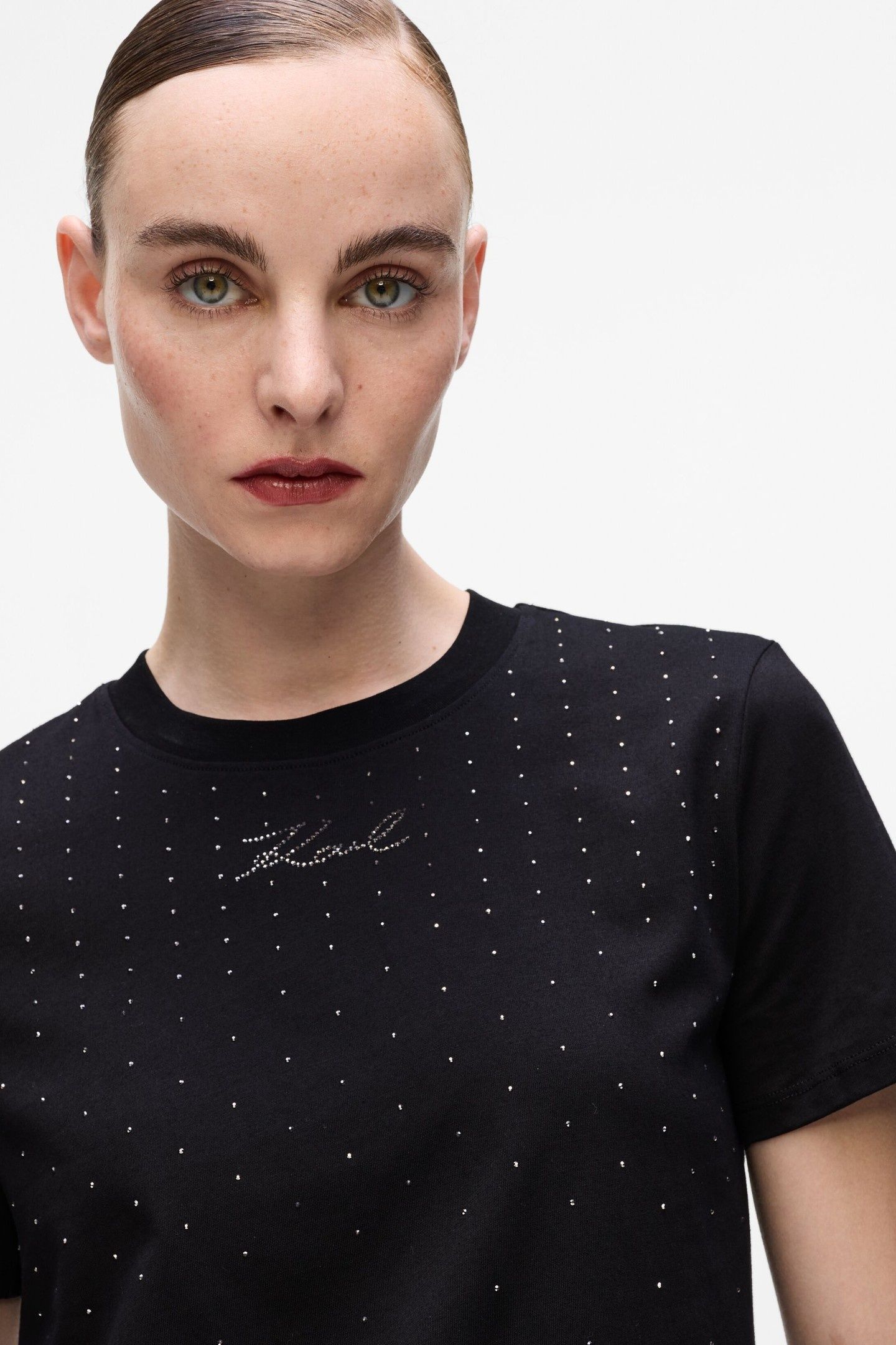 RHINESTONE RAIN T-SHIRT BLACK 7