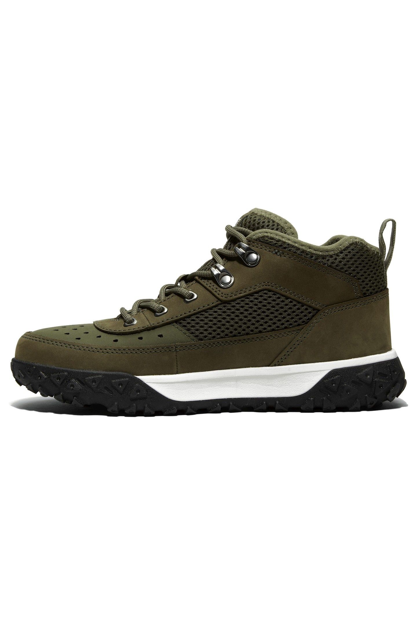 MID LACE UP SNEAKER LEAF GREEN 2