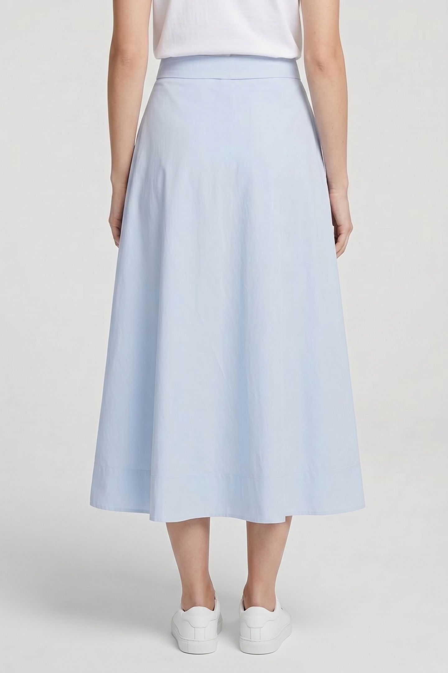 POPLIN SKIRT KENTUCKY BLUE 2