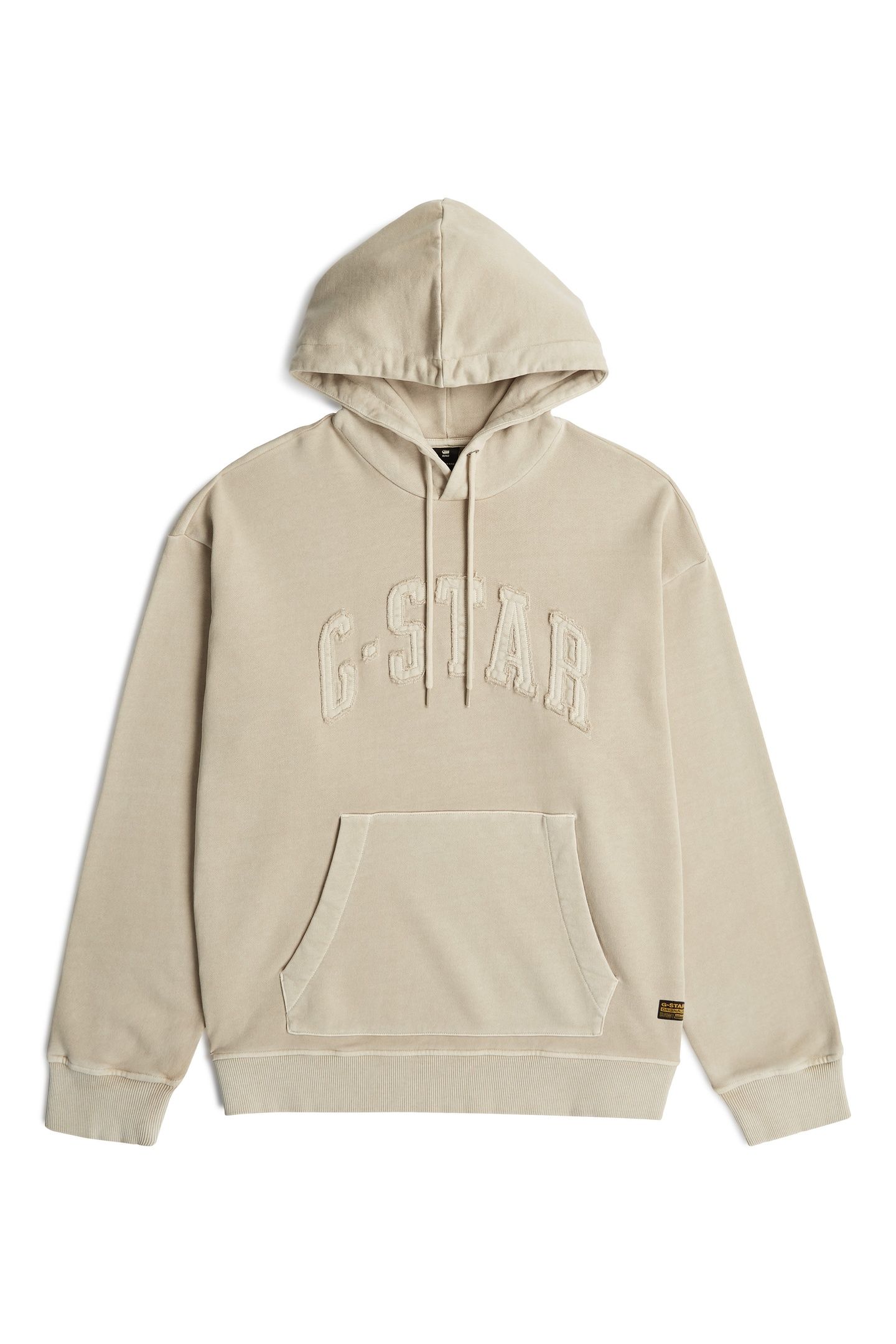 APPLIQUE RELAXED HOODIE BRICK 5