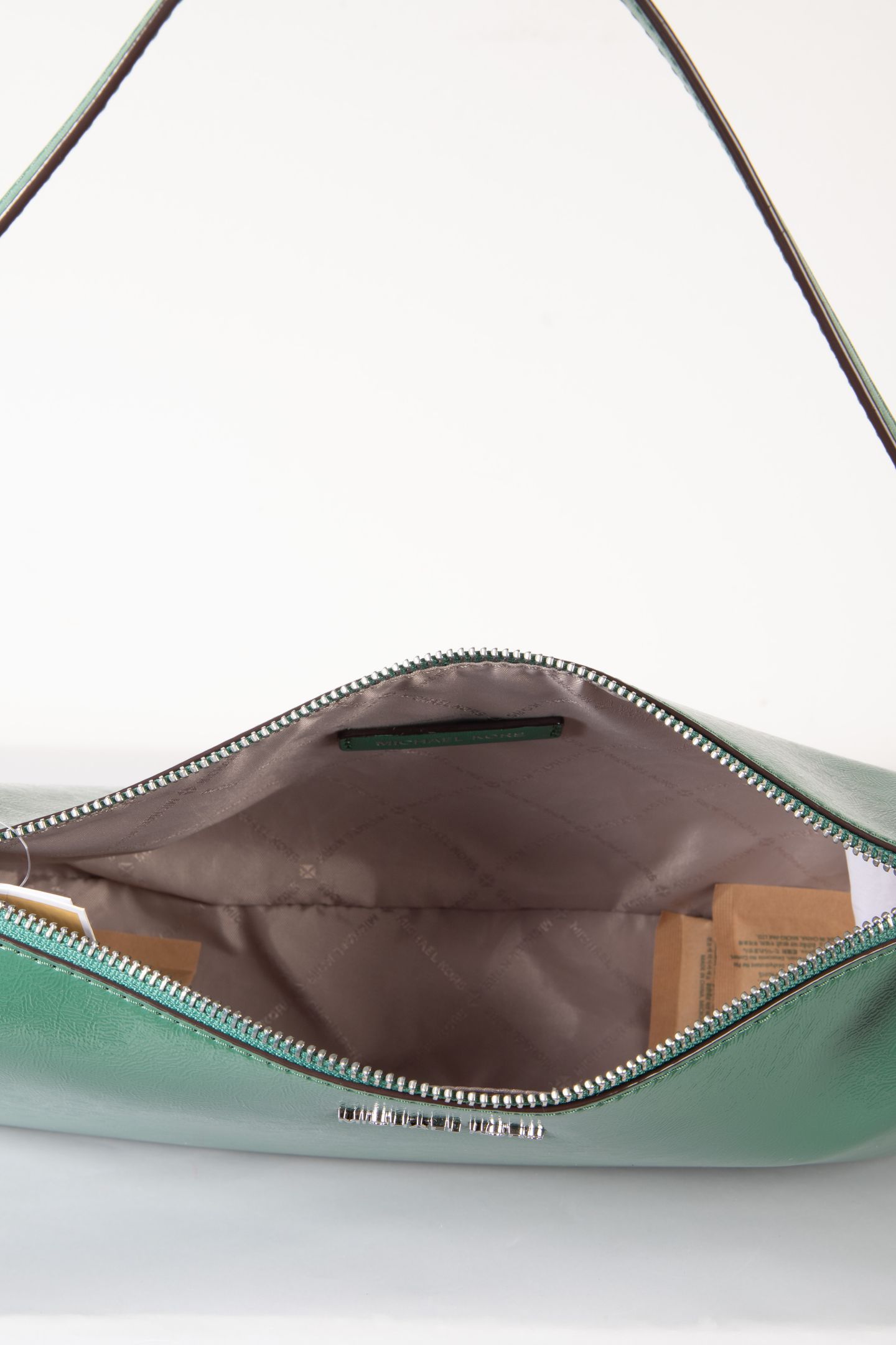 LARGE POUCHETTE SHOULDER BAG PINE GREEN 5