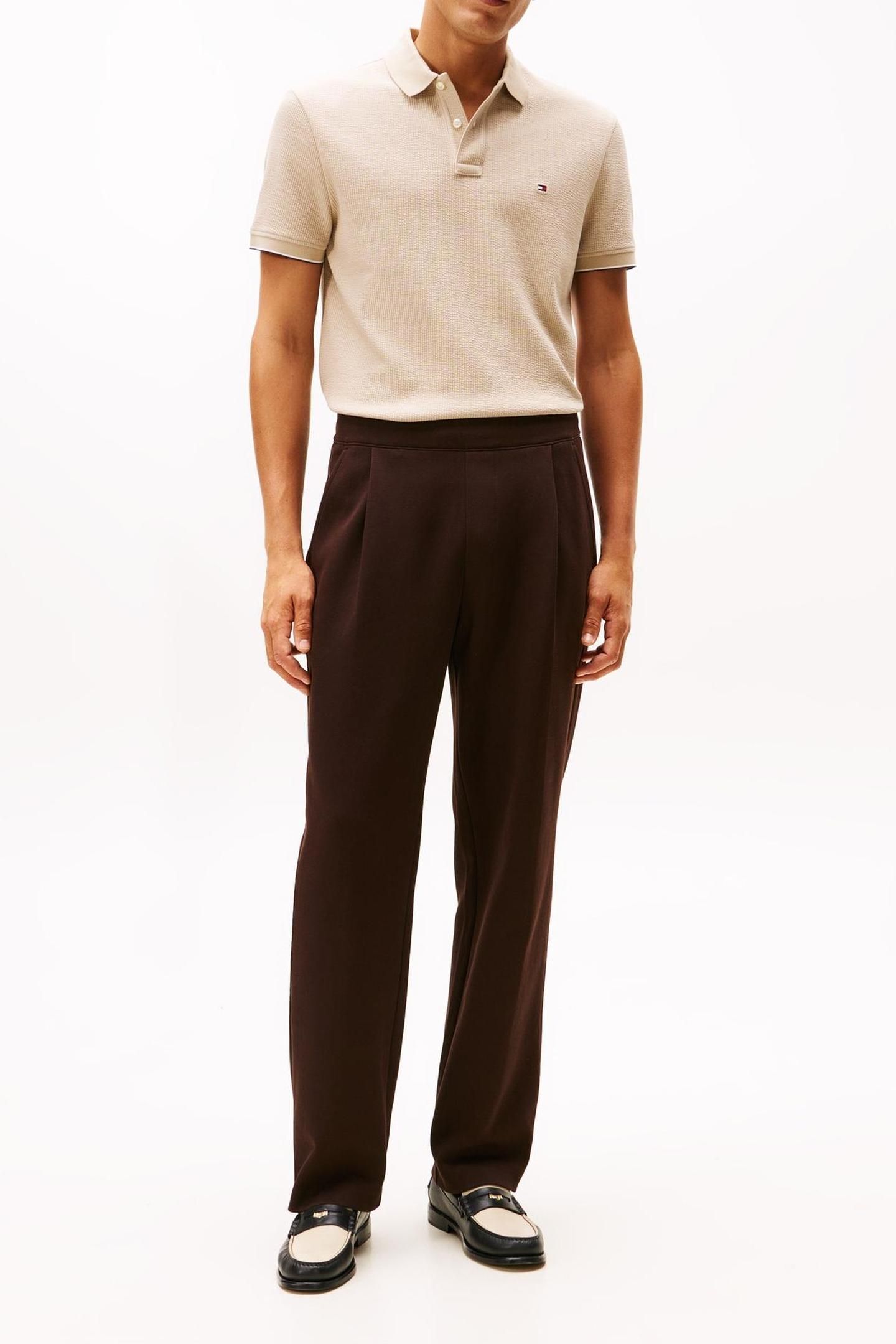 SEERSUCKER REGULAR POLO SANDALWOOD 3
