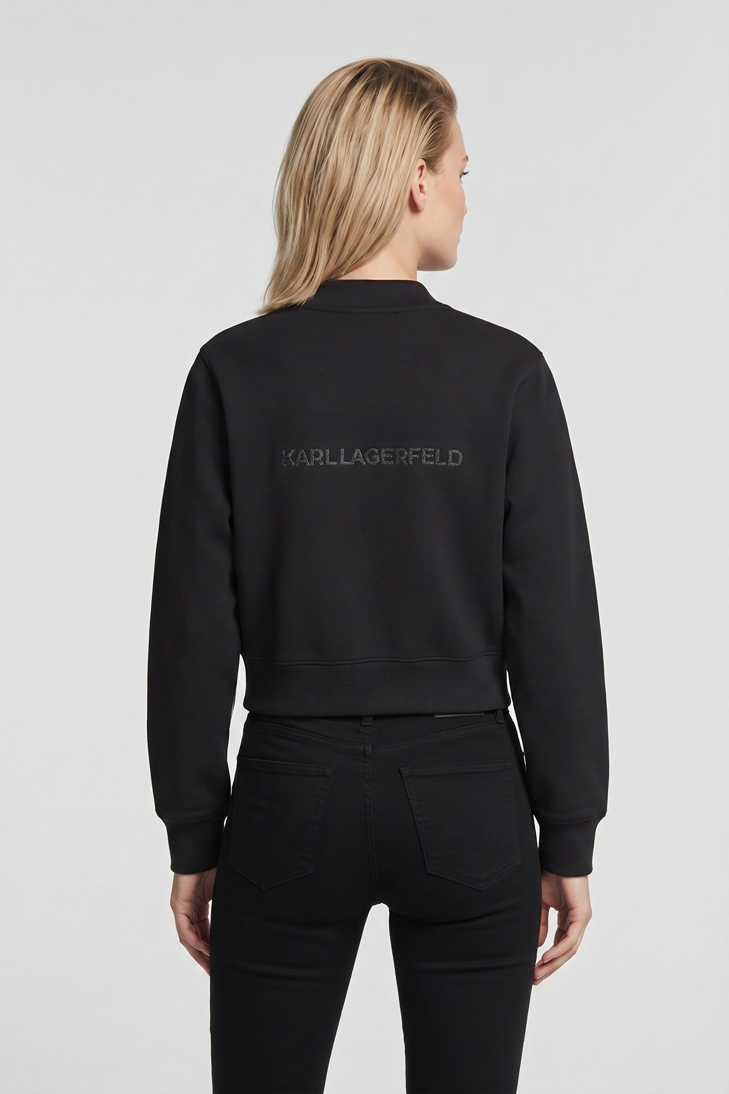 COMMERCIAL LOGO ZIP UP BLACK 2