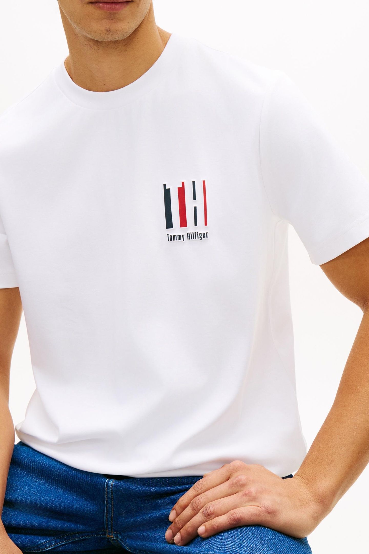ICON INTERLOCK EMBOS T-SHIRT WHITE 5