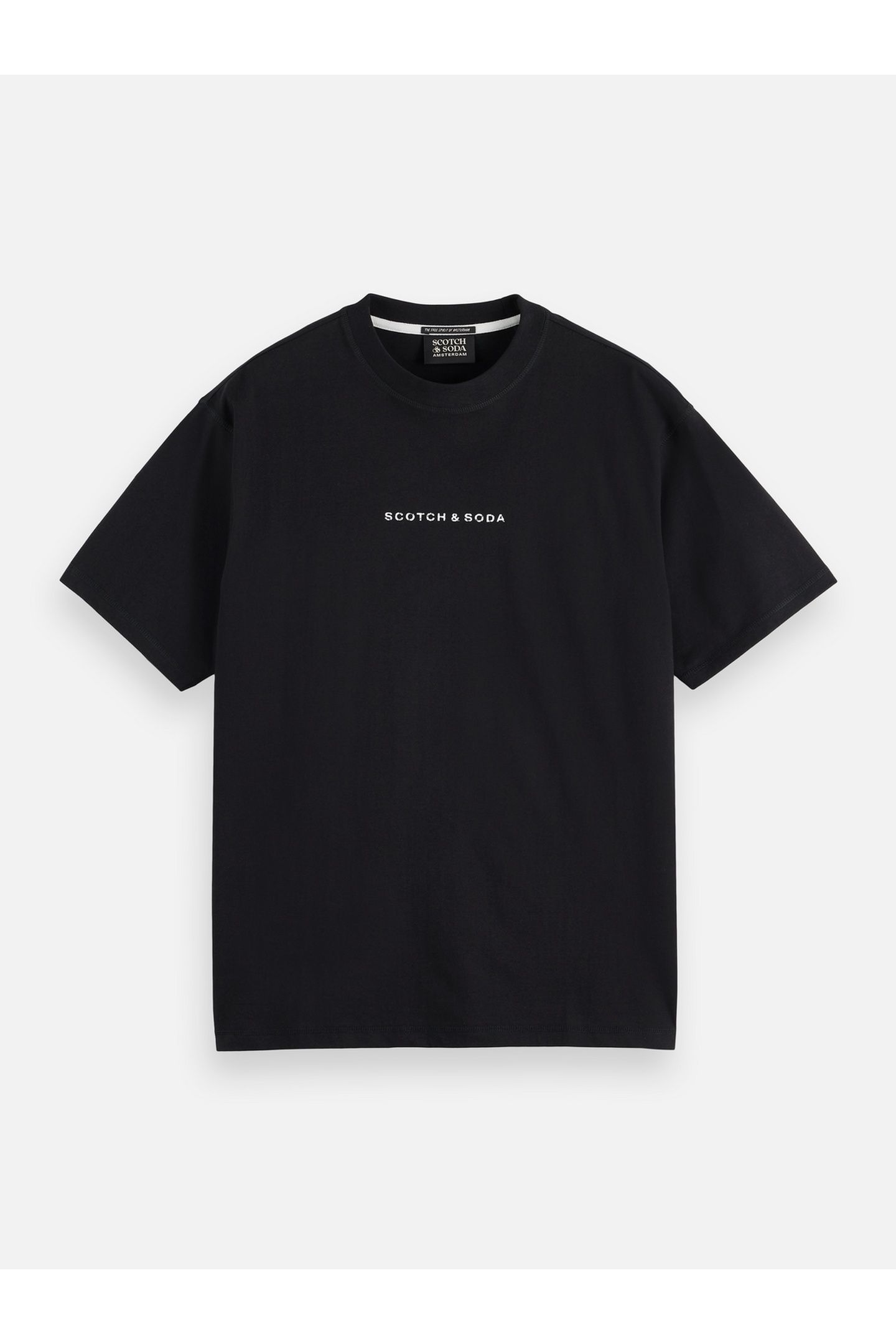 LOGO FRONT CHEST T-SHIRT BLACK 4