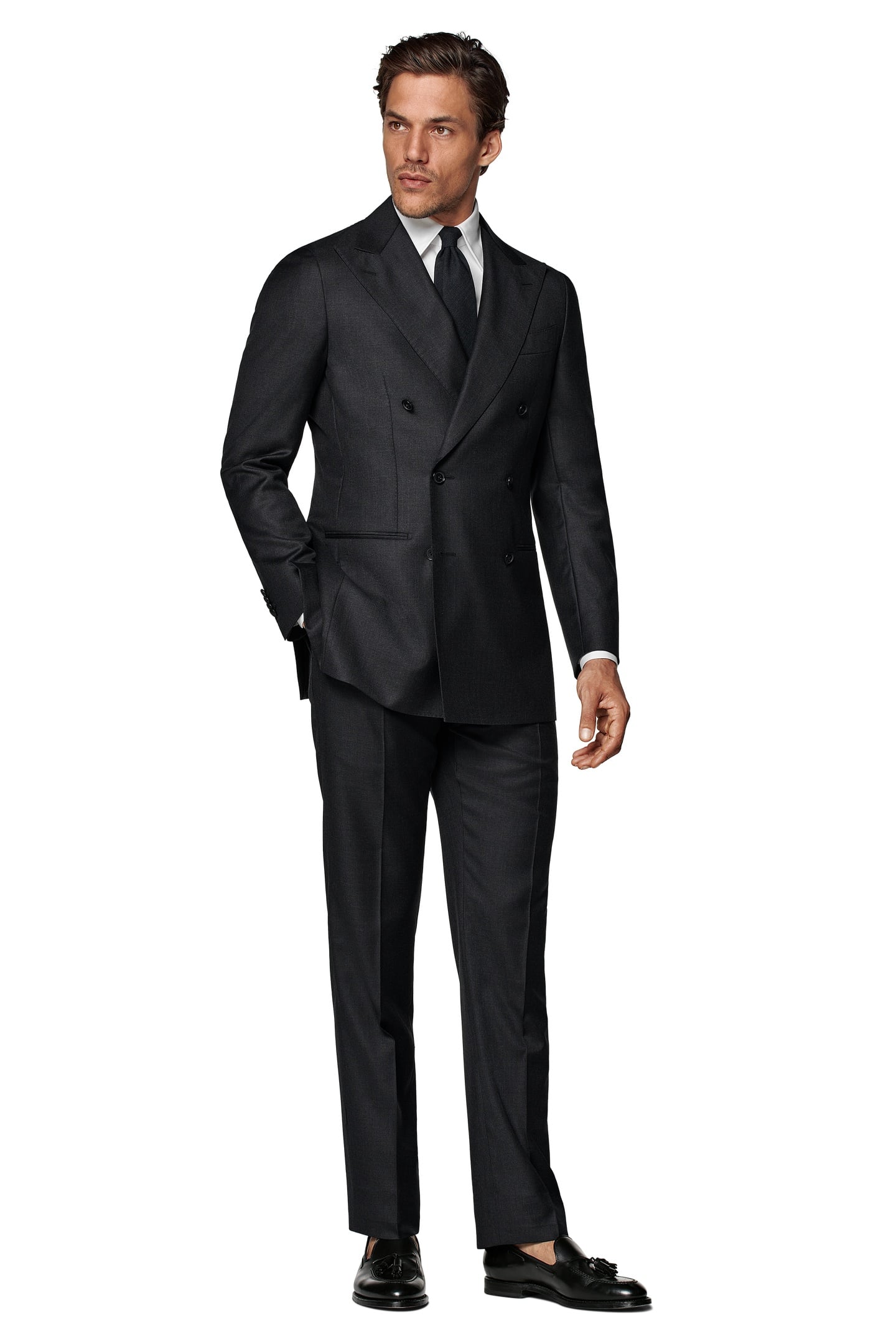 HAVANA-DARK GREY-PURE WOOL S110 NESTED SUITS DARK GREY 3