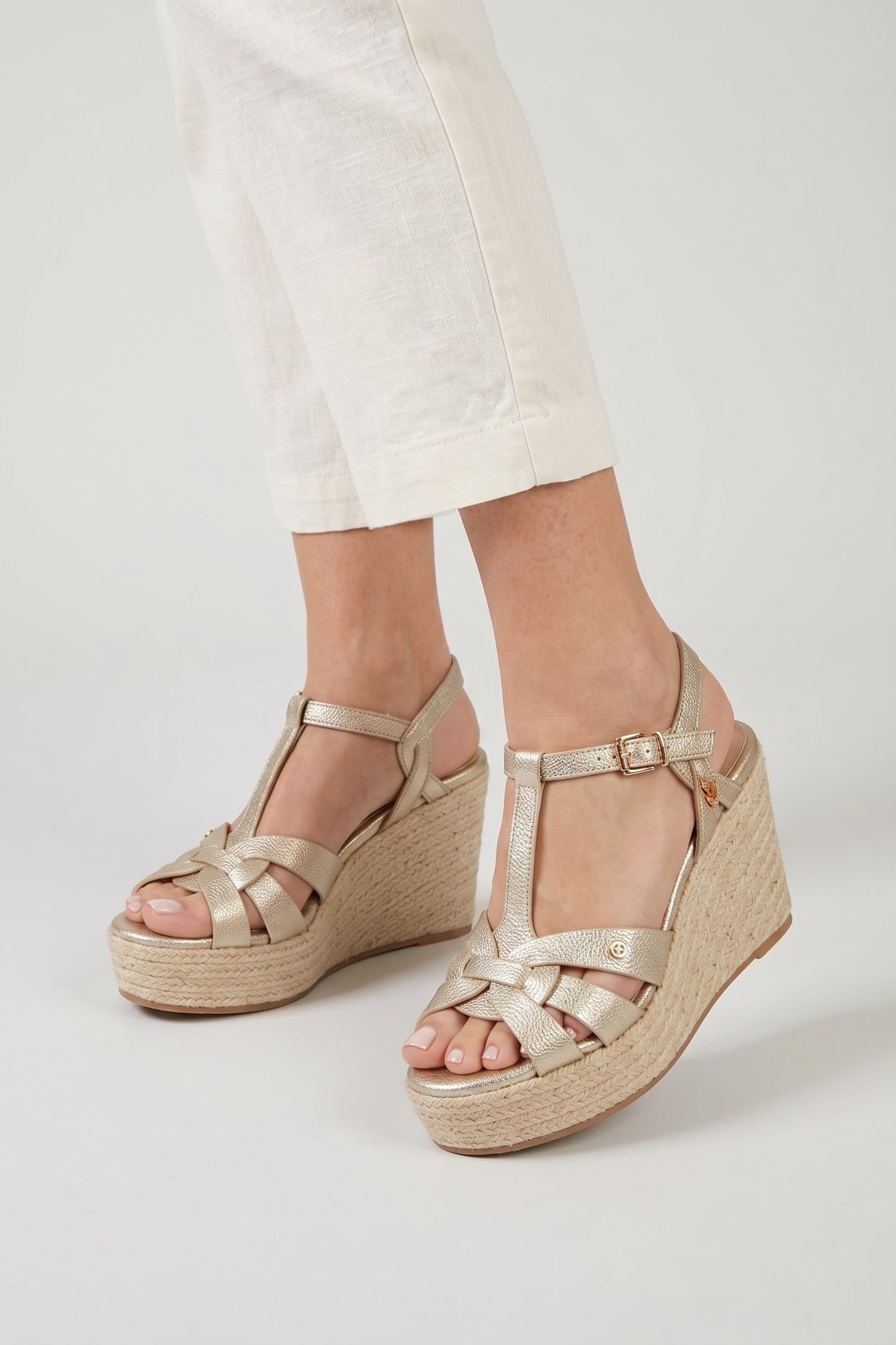 S.OLIVER SHOES GOLD 4
