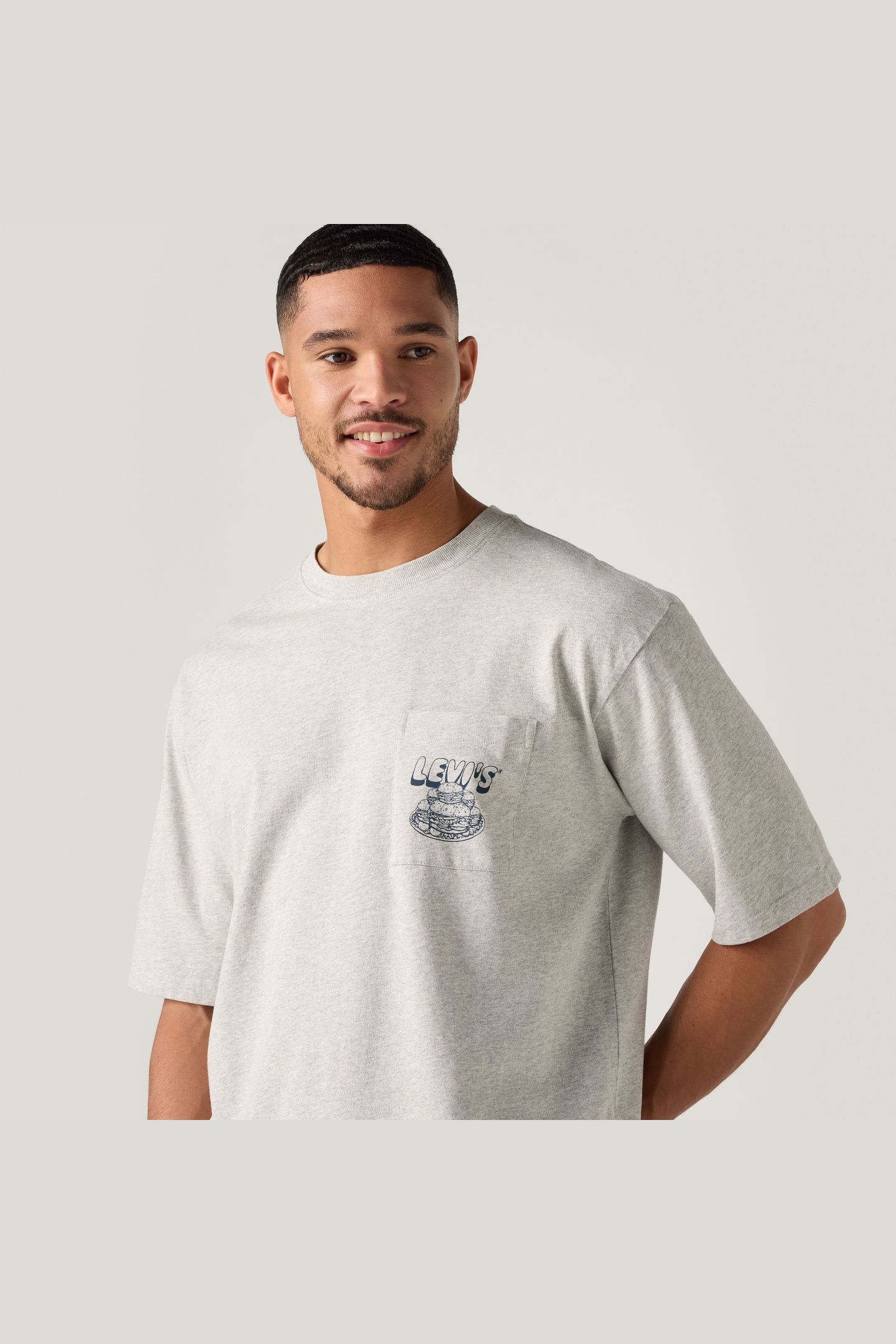 HALF SLEEVE GRAPHIC POCKET TEE 2