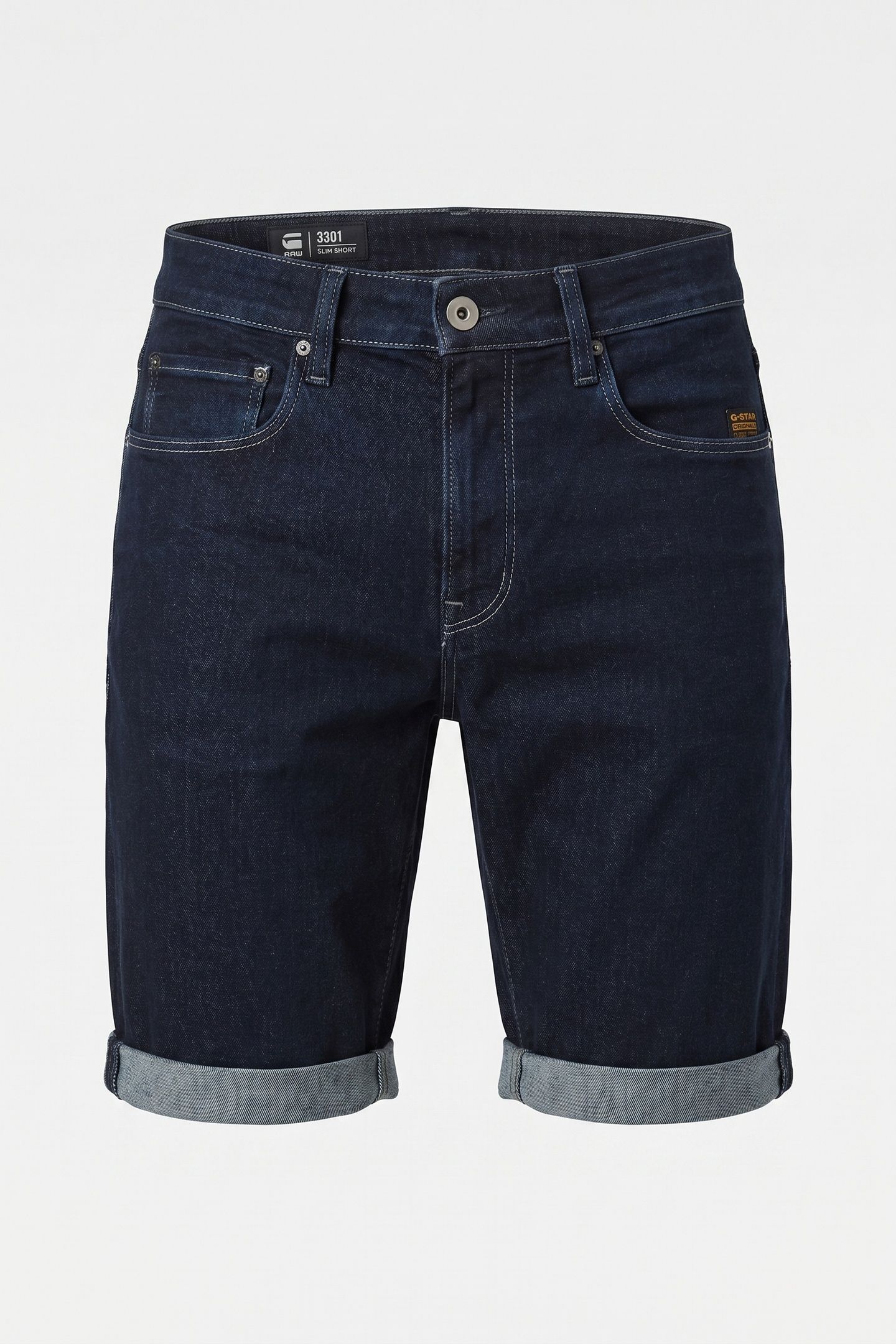 3301 SLIM SHORT RINSED 3