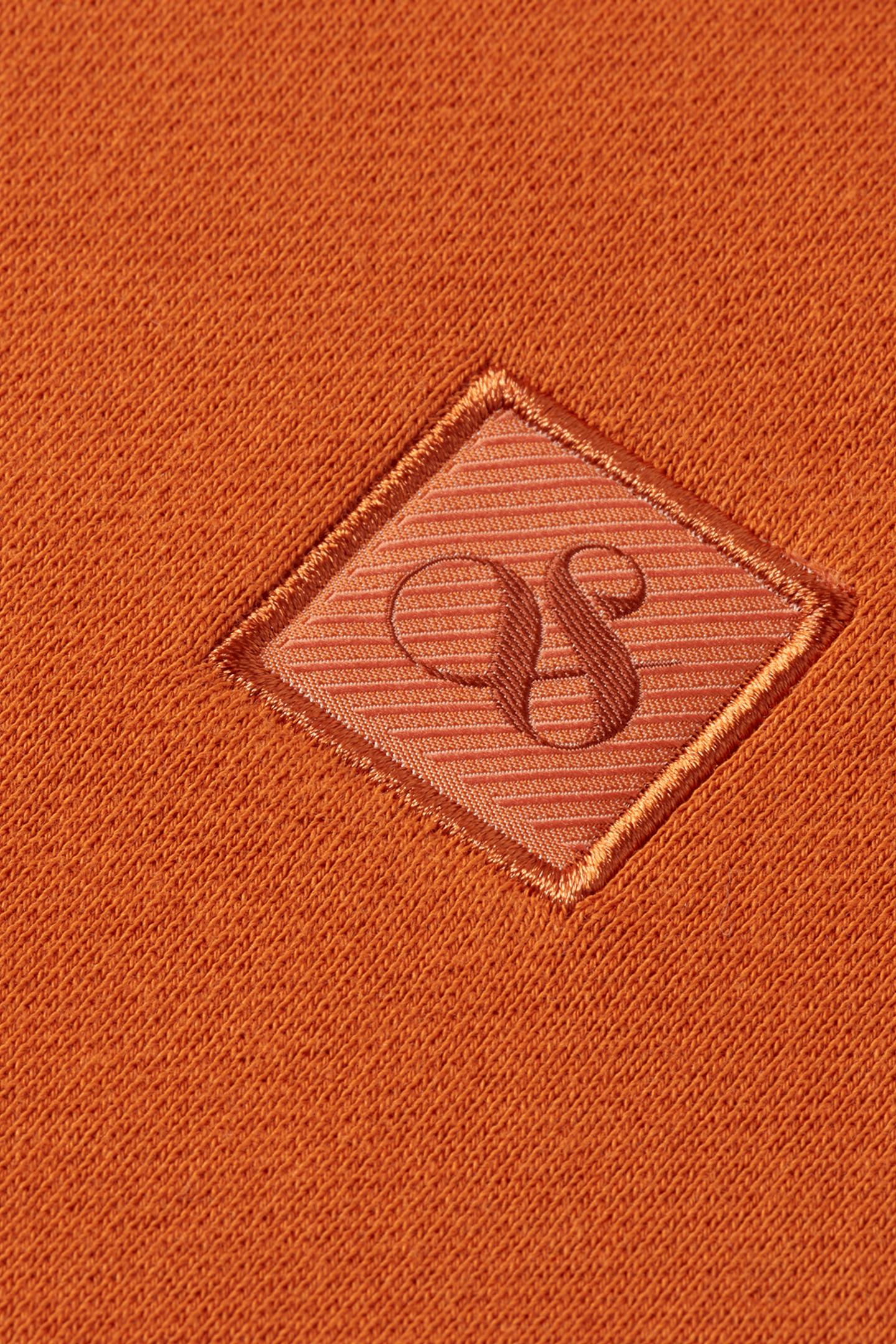 REGULAR-FIT LOGO SWEATSHIRT RUST 3