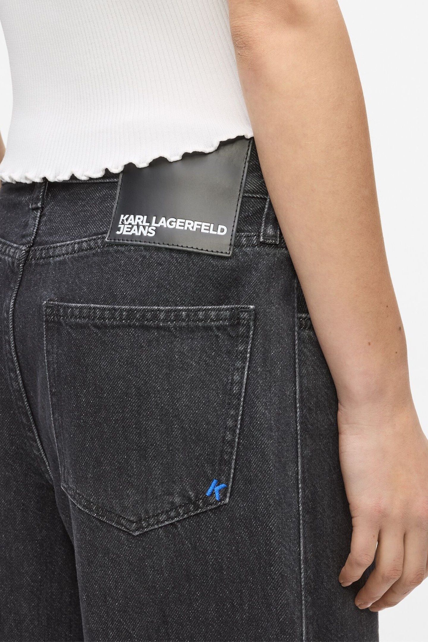 RELAXED DENIM MINIMAL WASHED BLACK 5