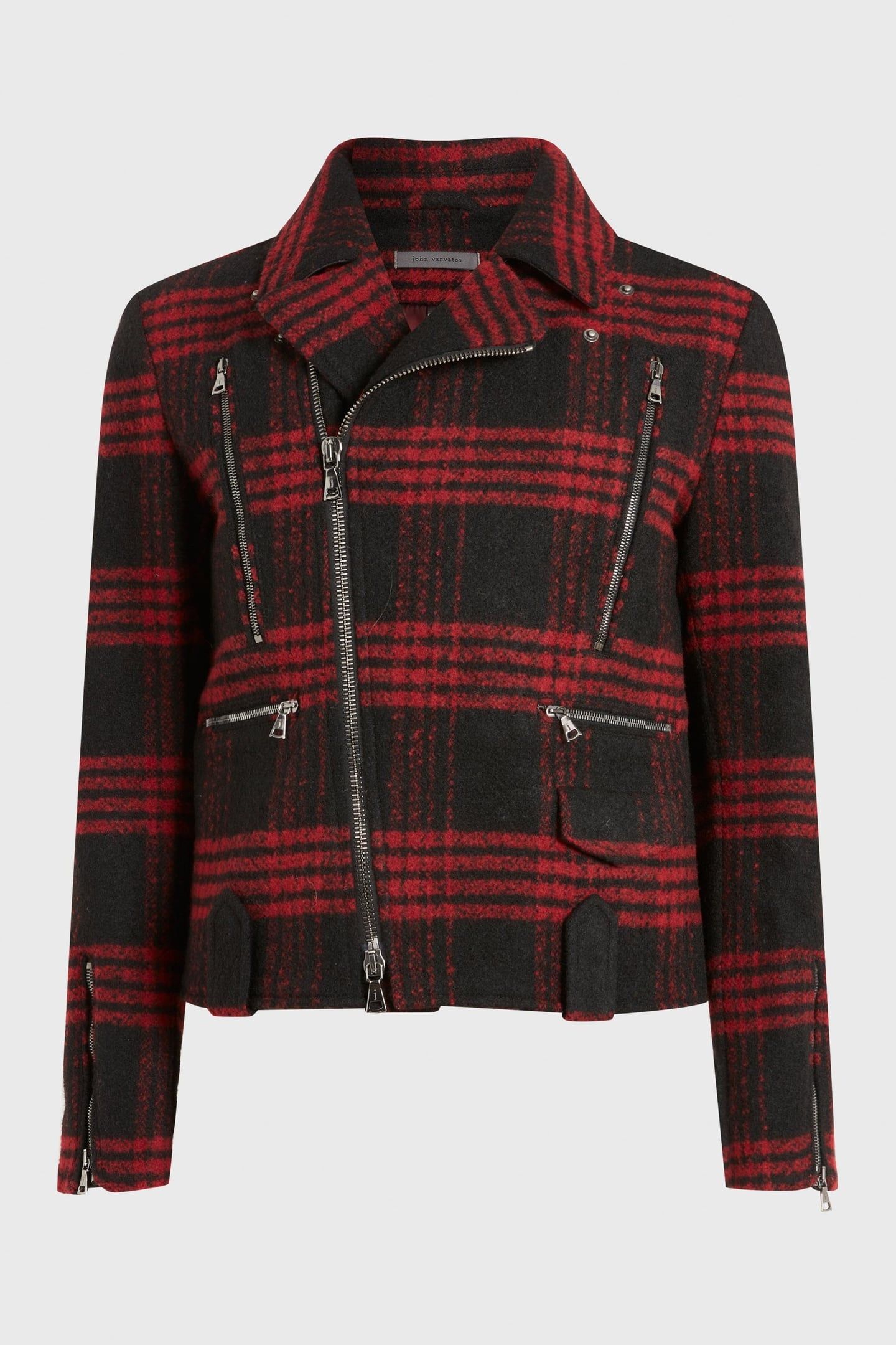 TONY BIKER -BIKER JACKET, RED RUM 2