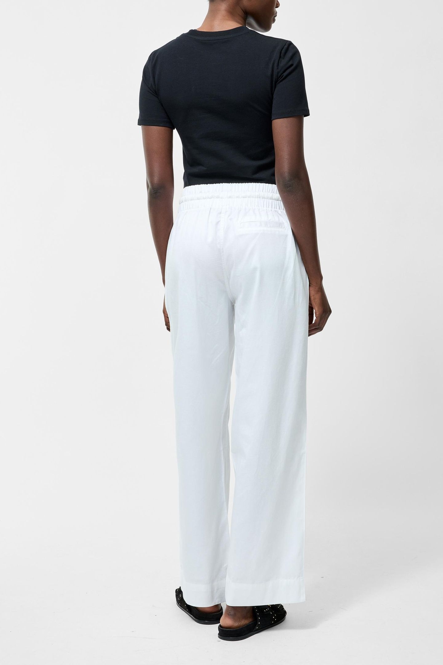 TIE TROUSER LINEN WHITE 3