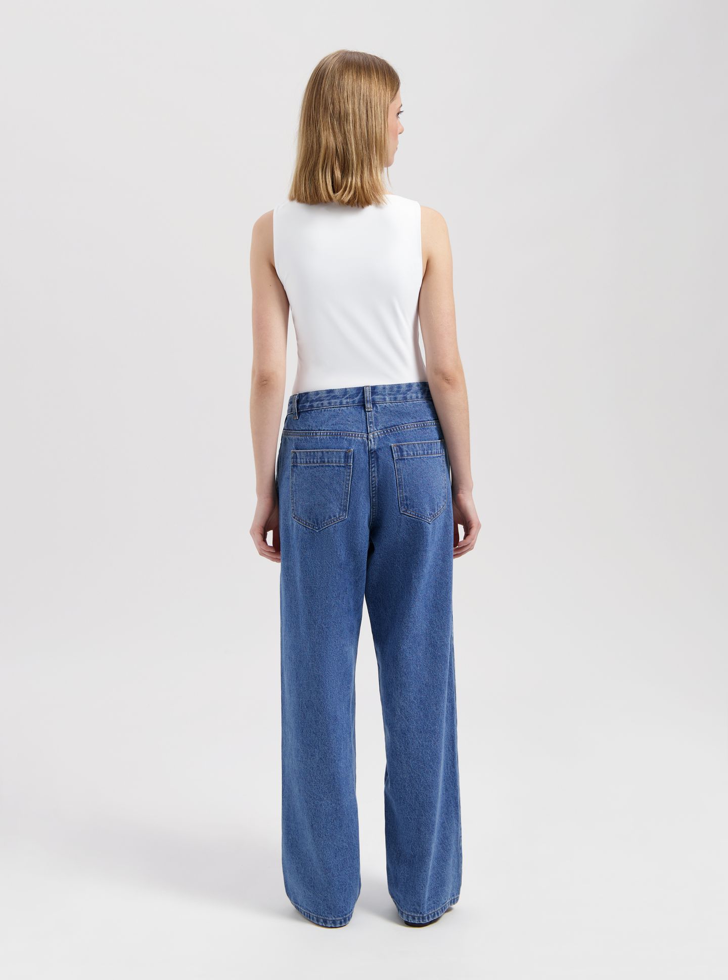 NOUS SOMMES LABELS – LINA TROUSERS BLUE 2