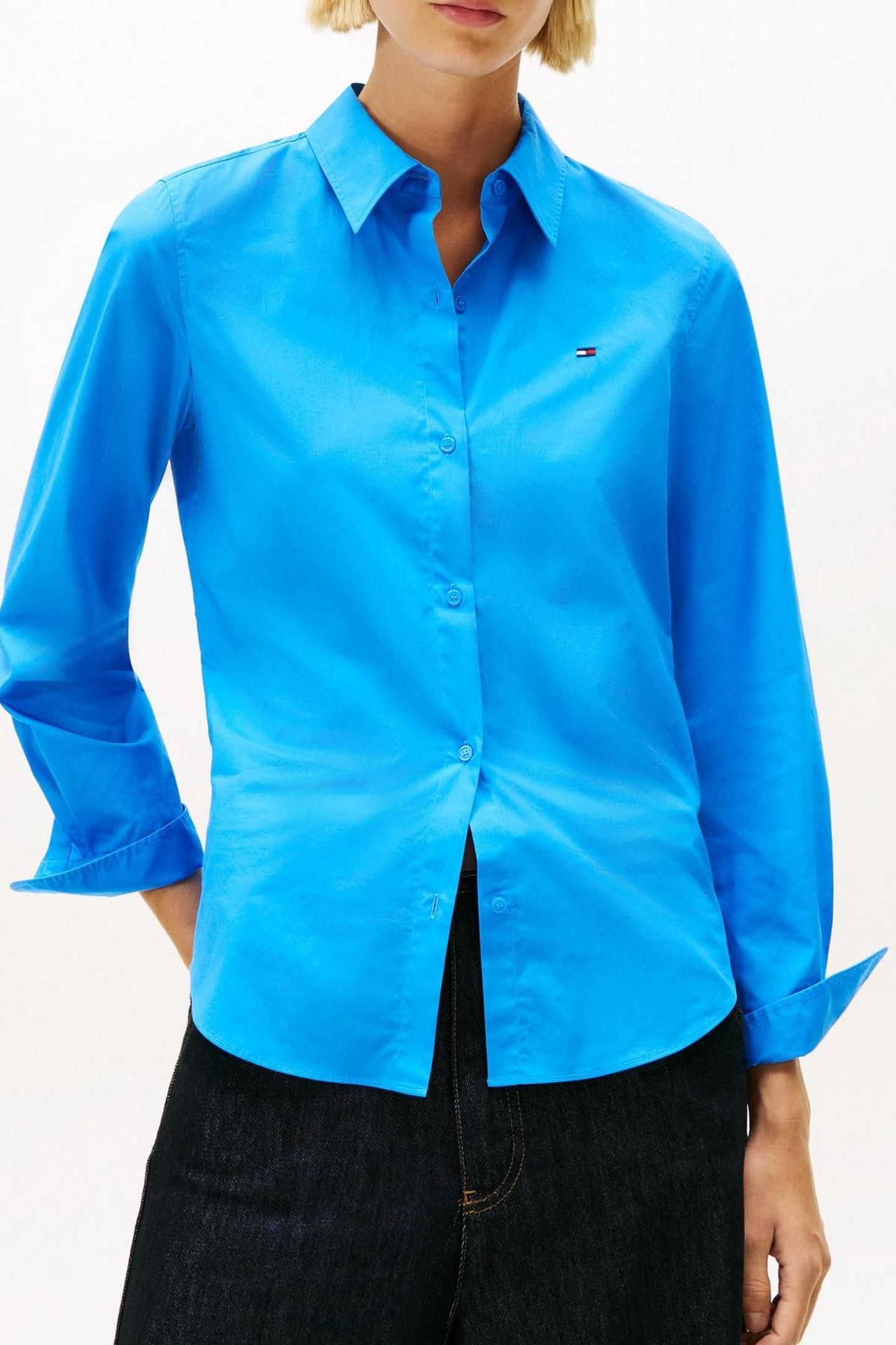 ESSENTIAL POPLIN REGULAR SHIRT BLUE 1