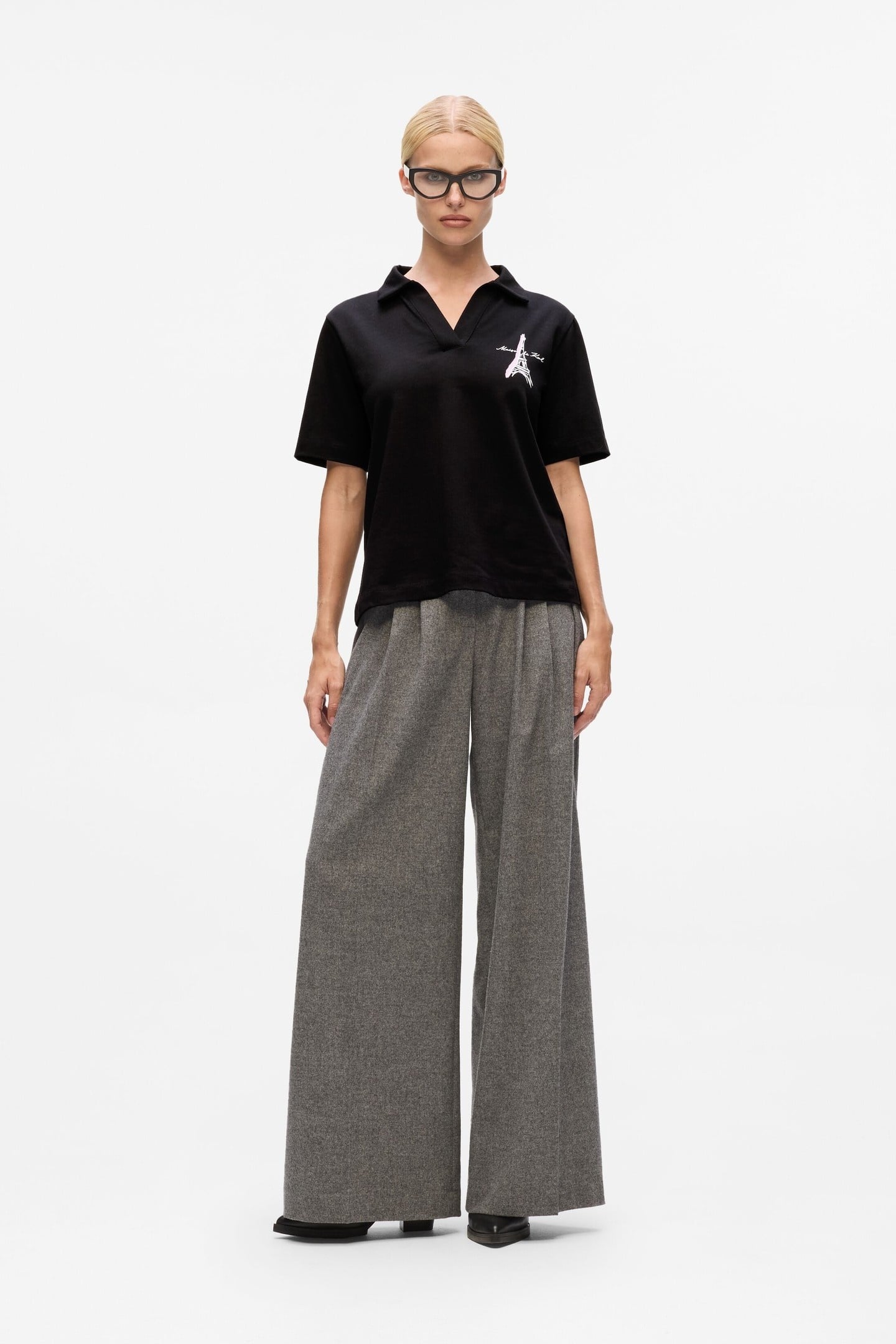 PARIS SKETCH EIFFEL POLO BLACK 2