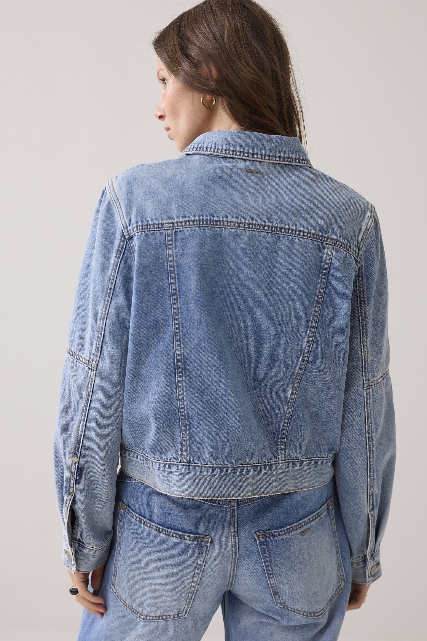 DENIM JACKET VINTAGE COTTON TWILL VINTAGE BLUE DENIM 2