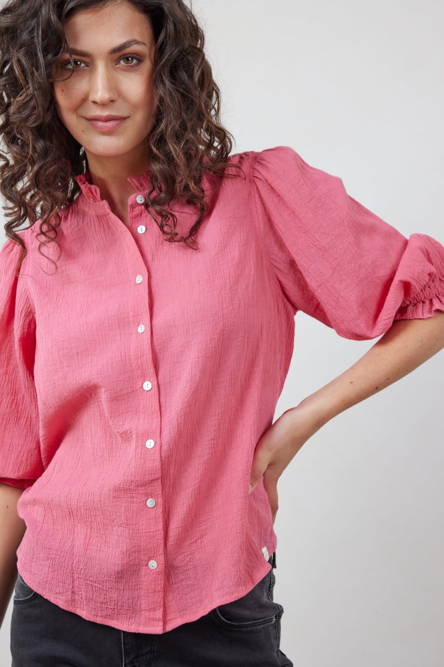 BLOUSE PARIS HOLLY BERRY ROSE 5