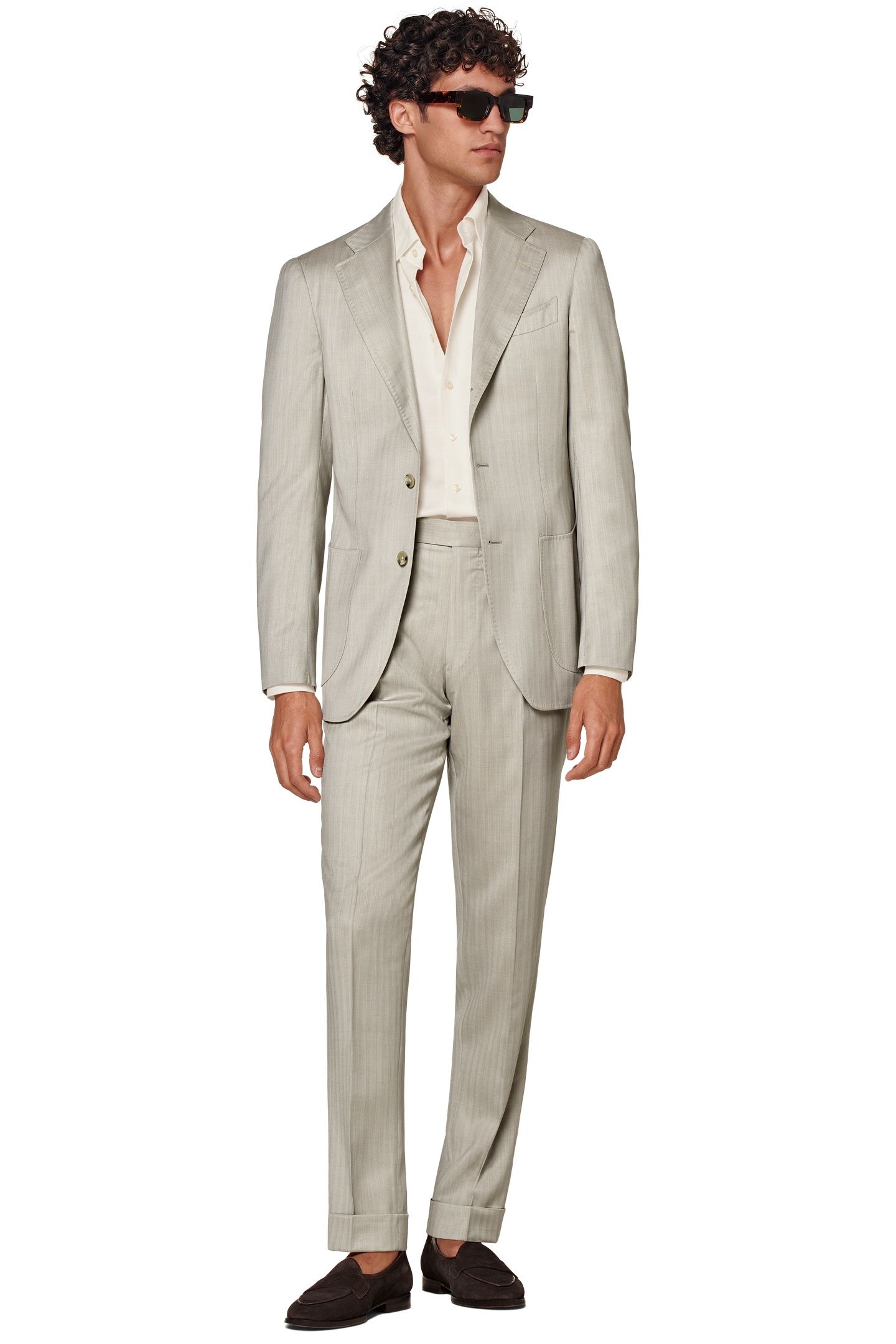 SUIT-L.BROWN NESTED SUITS SAND 1
