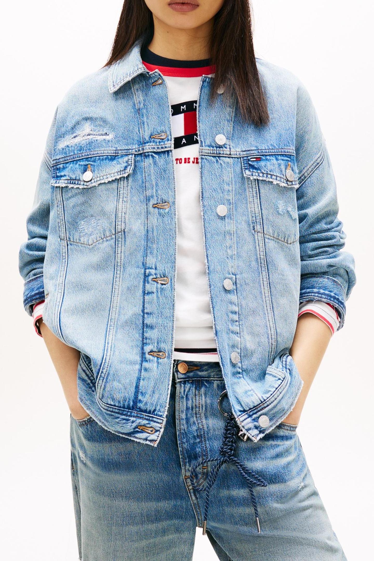 OVERSIZED TRUCKER JACKET DENIM LIGHT 2