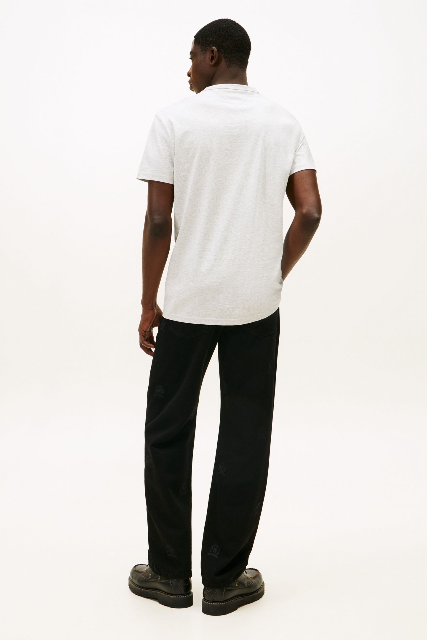TJM REGULAR PEAKS SS TEE ICE GREY HEATHER 3