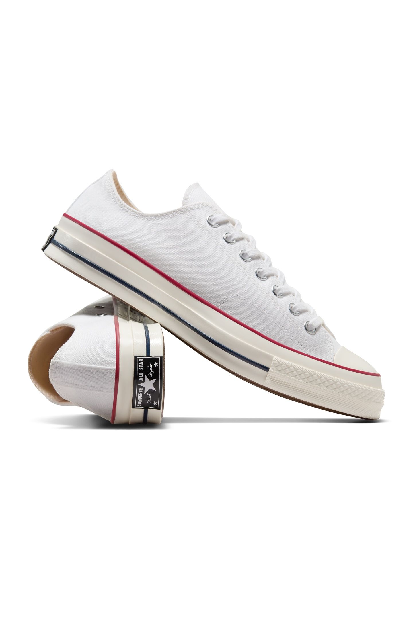 UNISEX CHUCK 70 WIDE OX WHITE/GARNET/EGRET 4