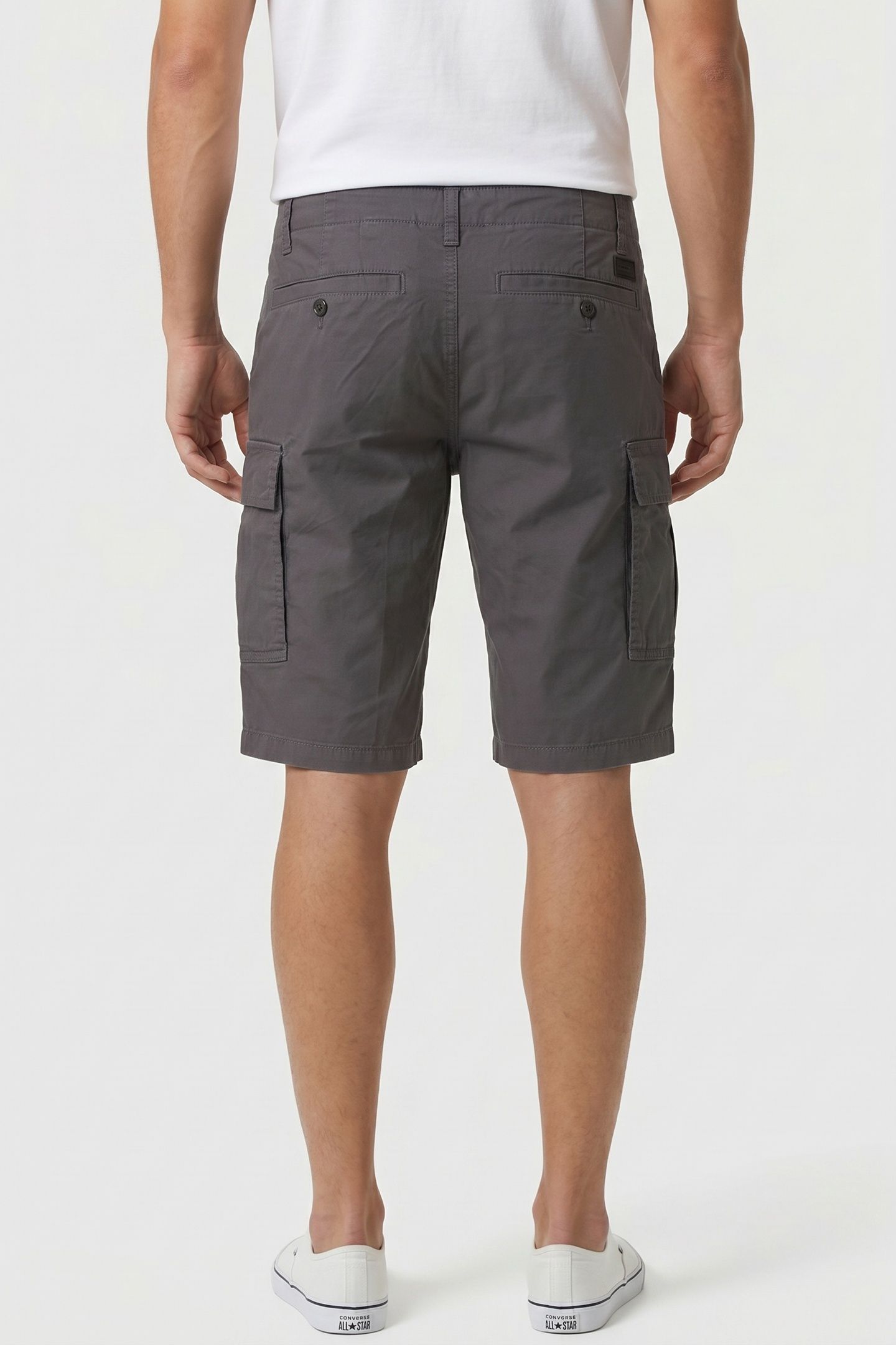 TWILL CARGO SHORT DARK GREY 3
