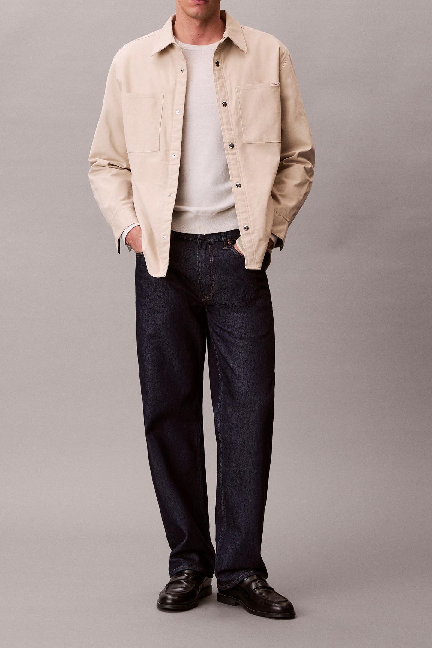 LS MATTY CANVAS RELAXED JACKET SILVERMOSS 1