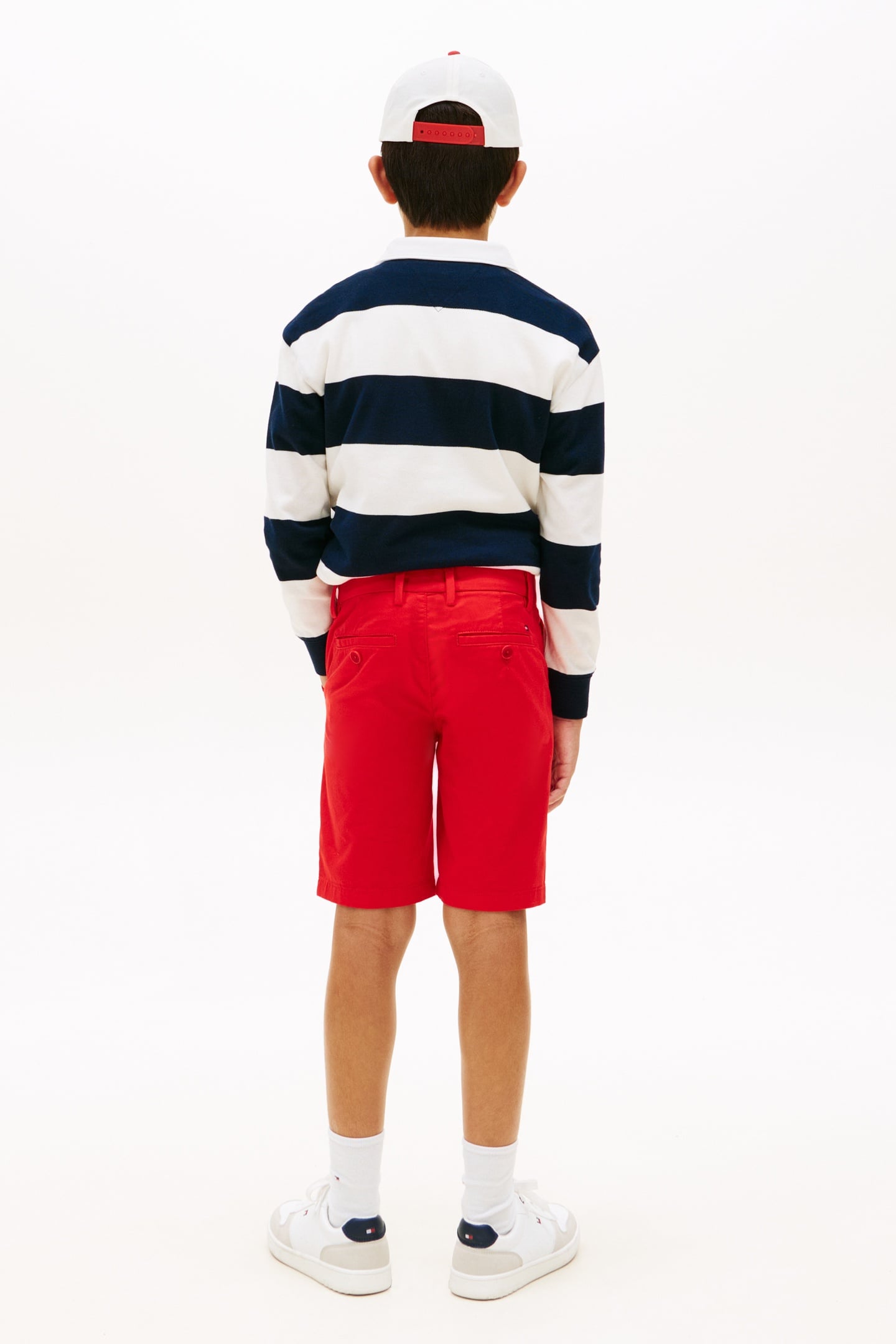 BOYS 1985 CHINO SHORTS RAPID RED 3
