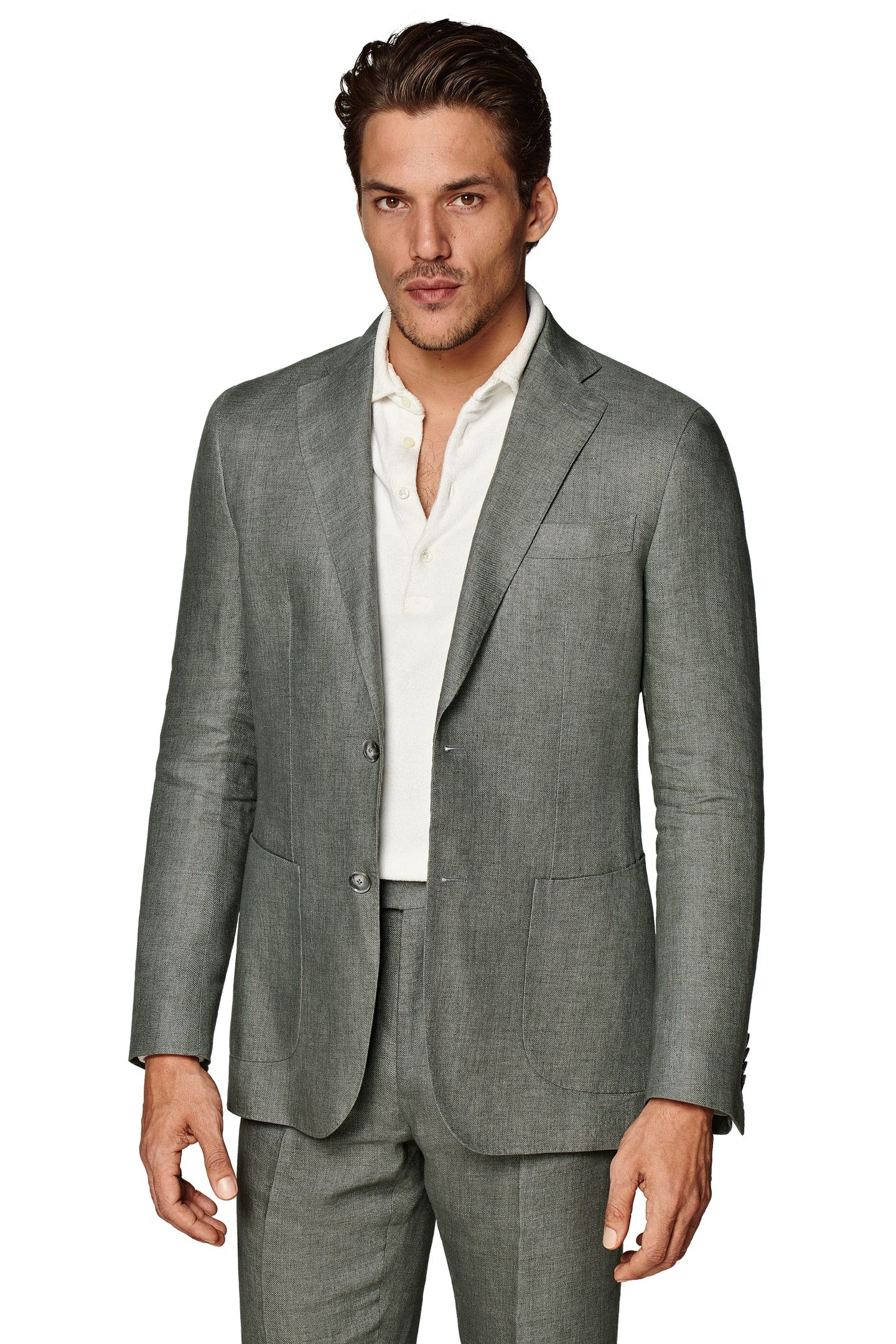 JACKET-MID-GREEN SEPARATE SUIT JACKETS MID GREEN 3