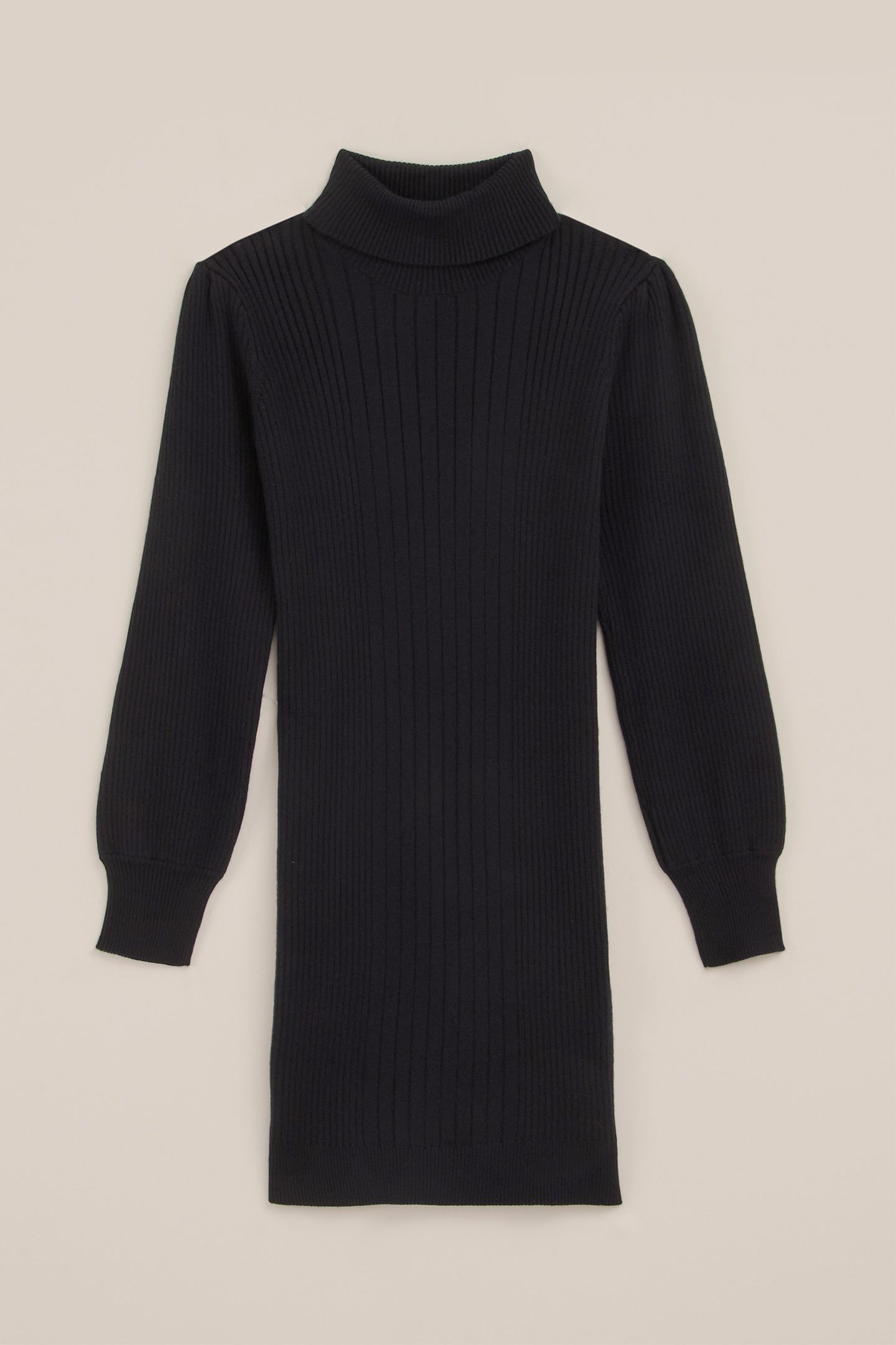 DRESS MID LENGTH BLACK 3