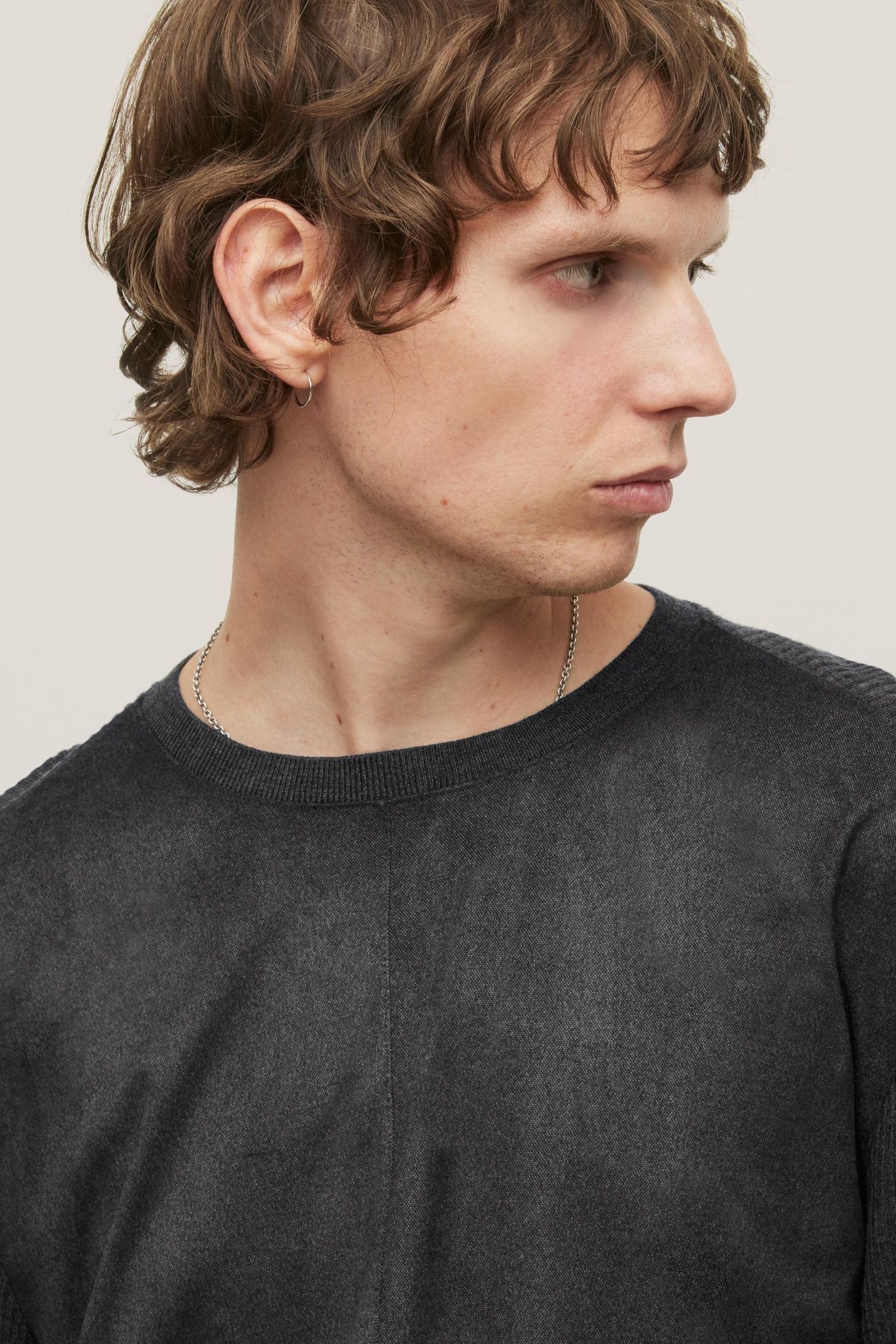 IZARD REGULAR FIT LS CREW CHARCOAL 3