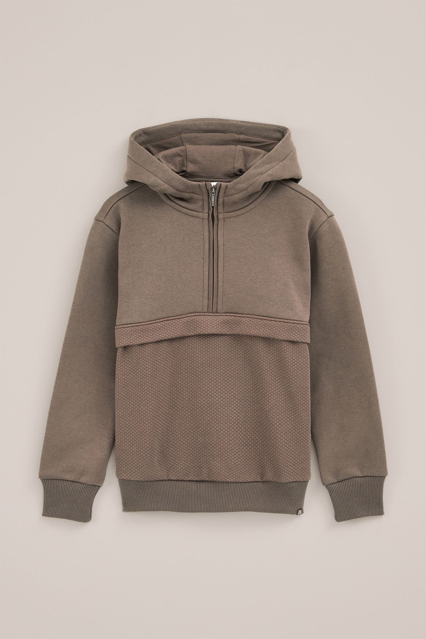 HALFWAY ZIPPER TAUPE 3