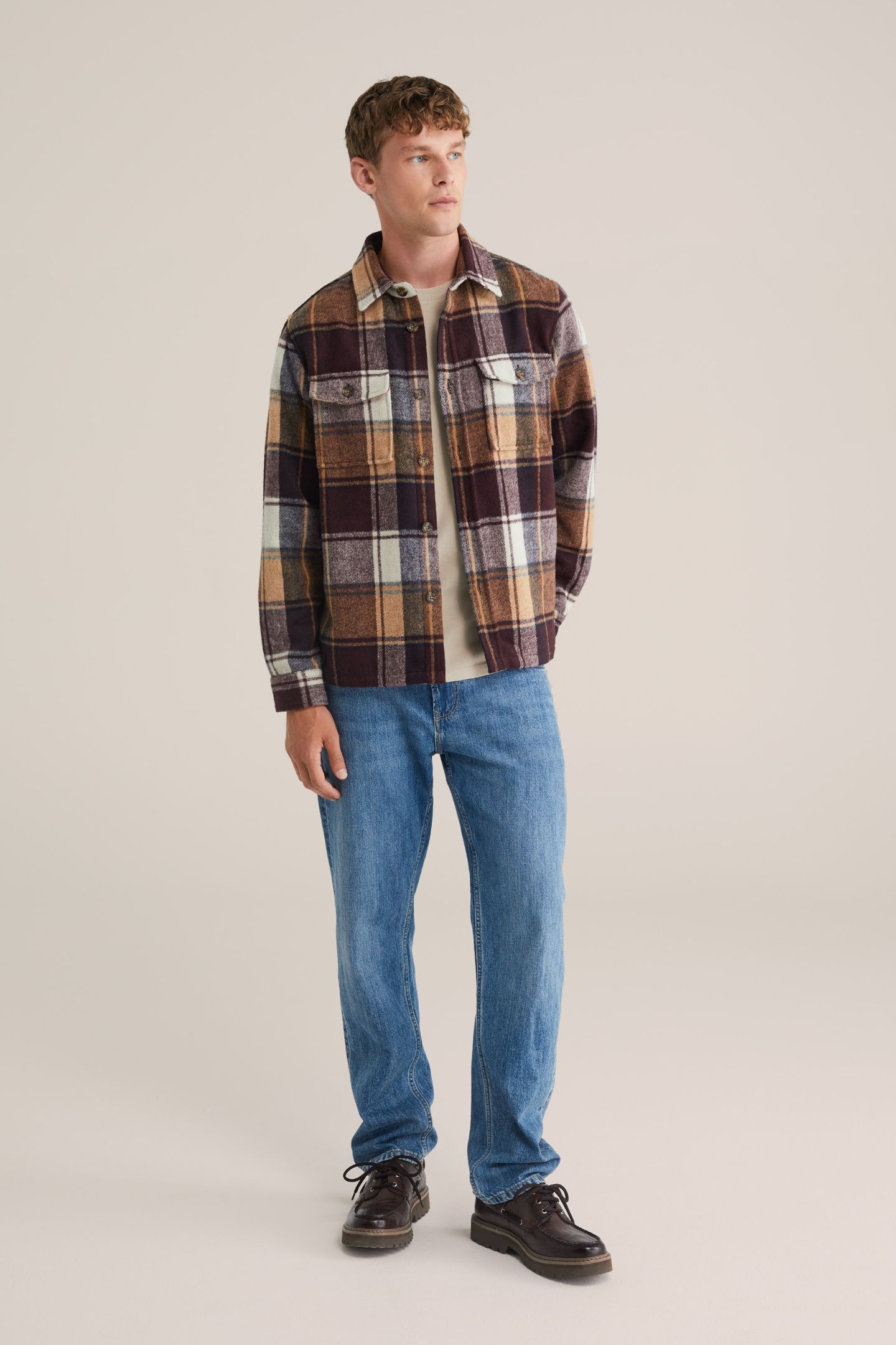 OVERSHIRT BURGUNDY RED 2