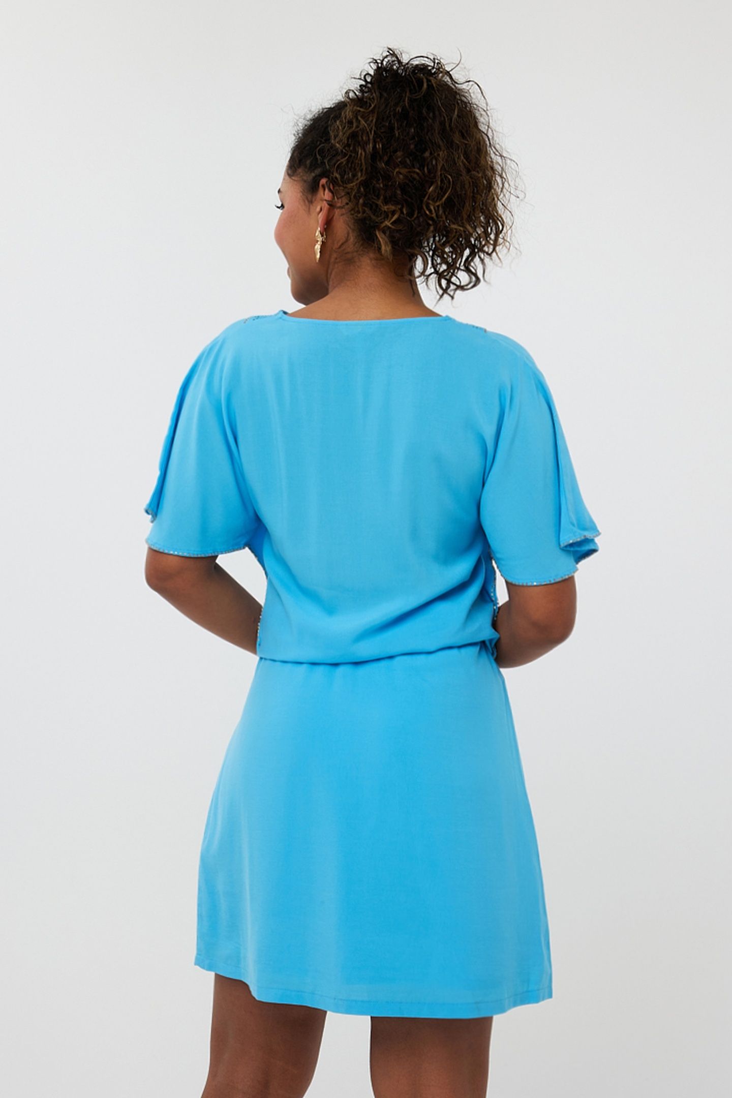 DRESS TUNIC EMBELLISHED BLUE 3