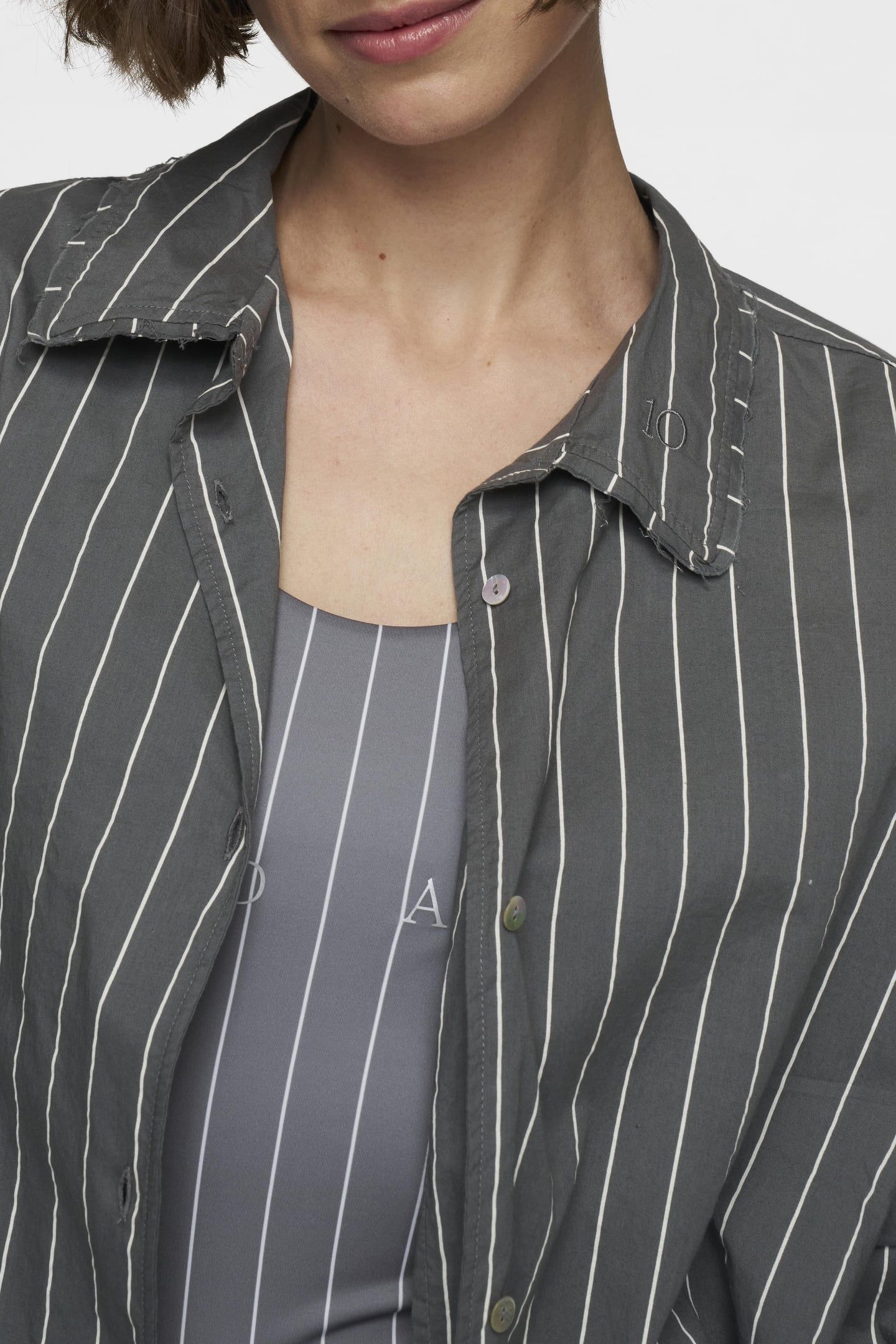 BLOUSE VOILE STRIPES OIL 3
