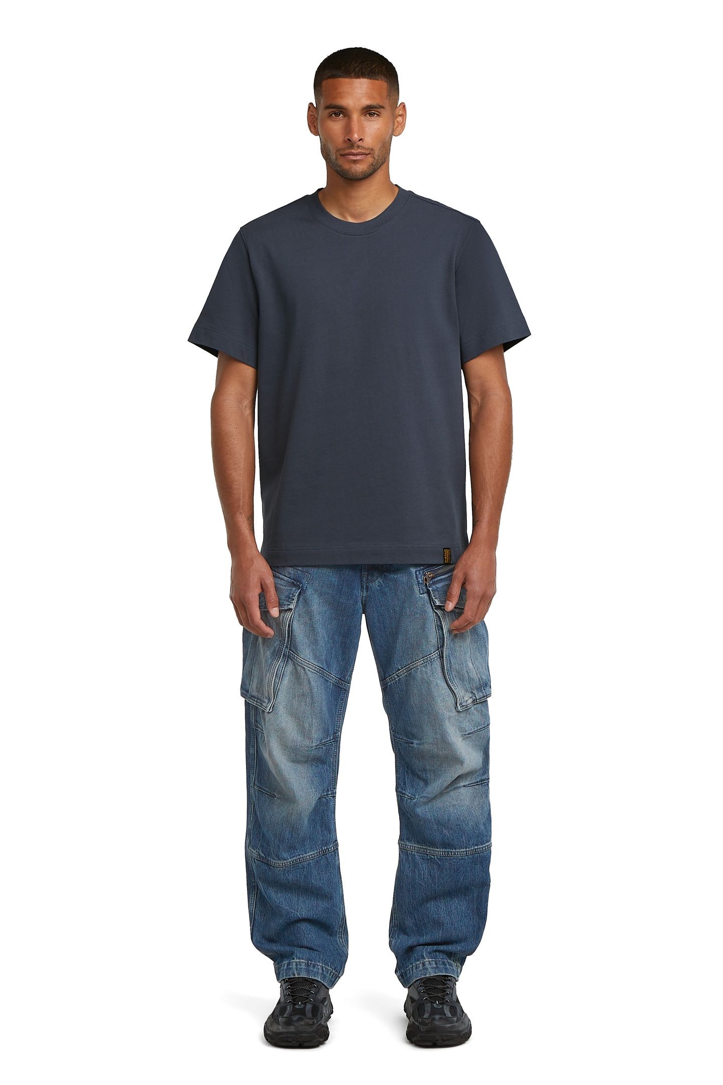 ROVIC 3D LOOSE DENIM WORN IN MOUNTAIN DUSK 2
