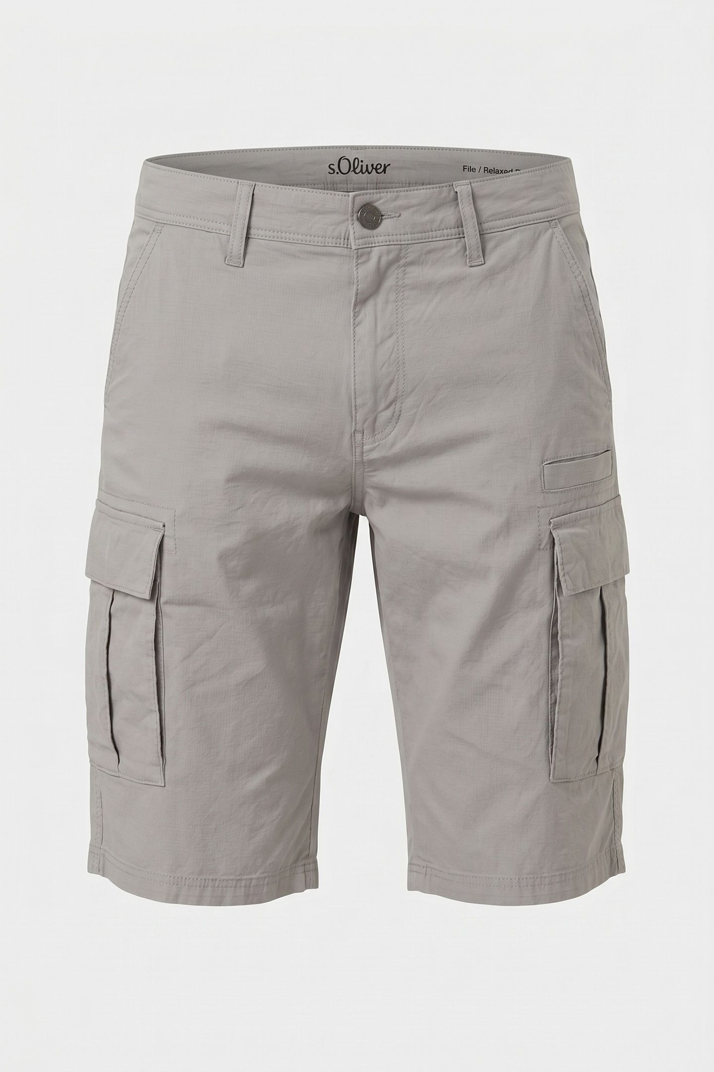 S.OLIVER SHORTS GREY/BLACK 3