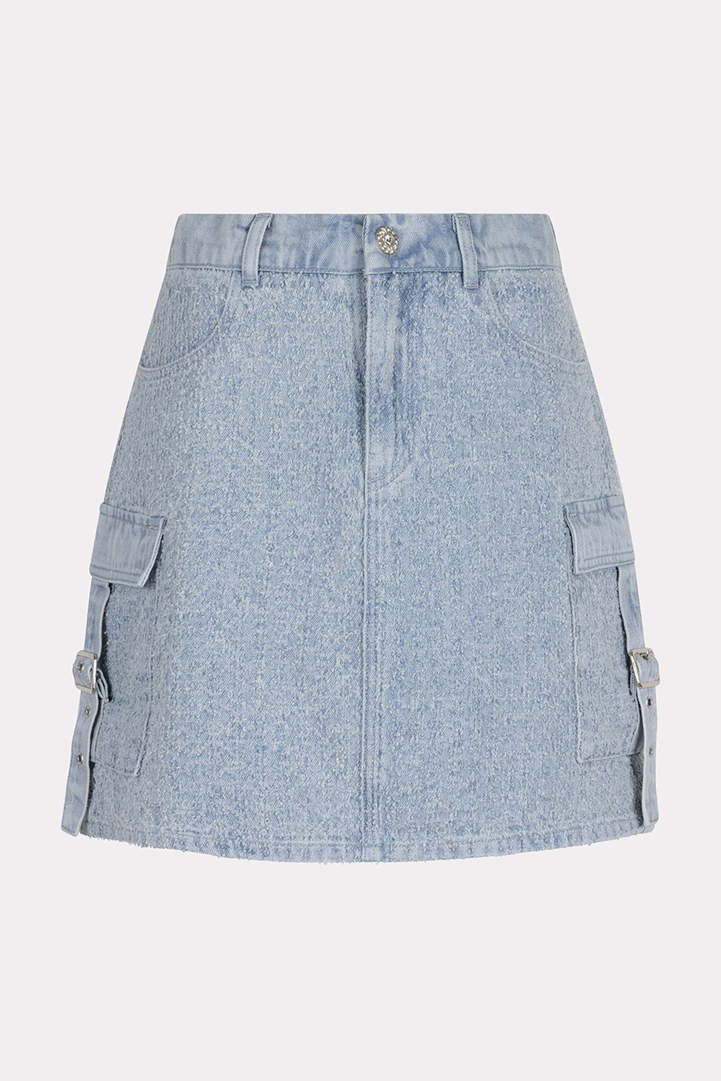 SKIRT JEANS DAMAGED LIGHT BLUE 5
