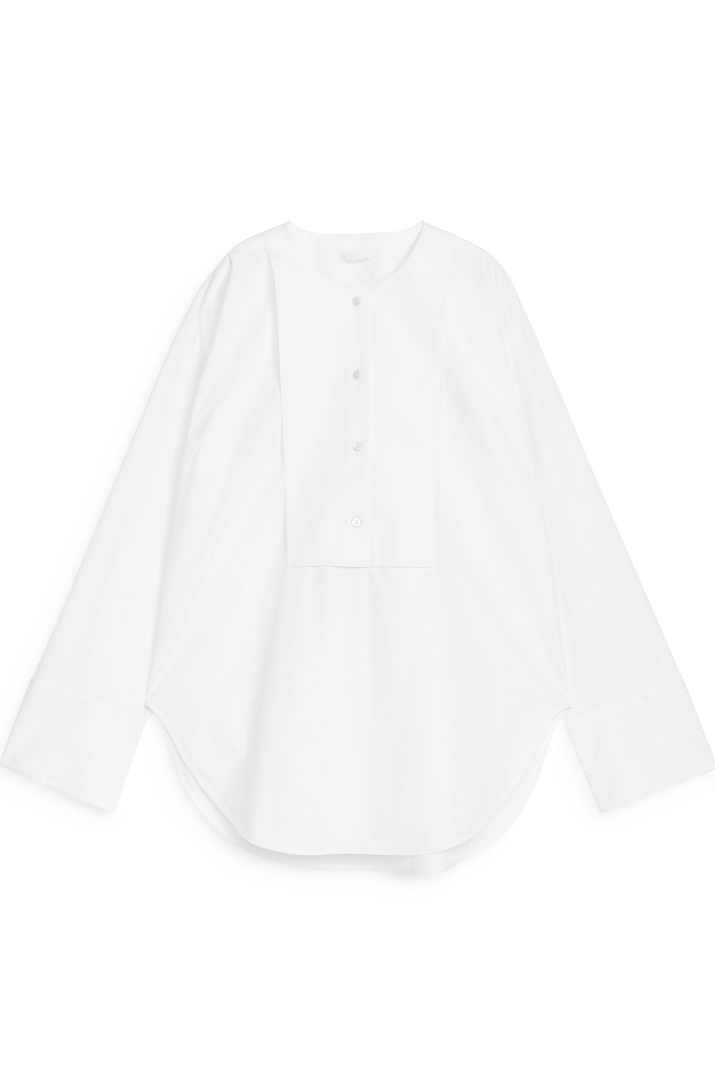 ISOBEL BIB BLOUSE POPLIN WHITE 3