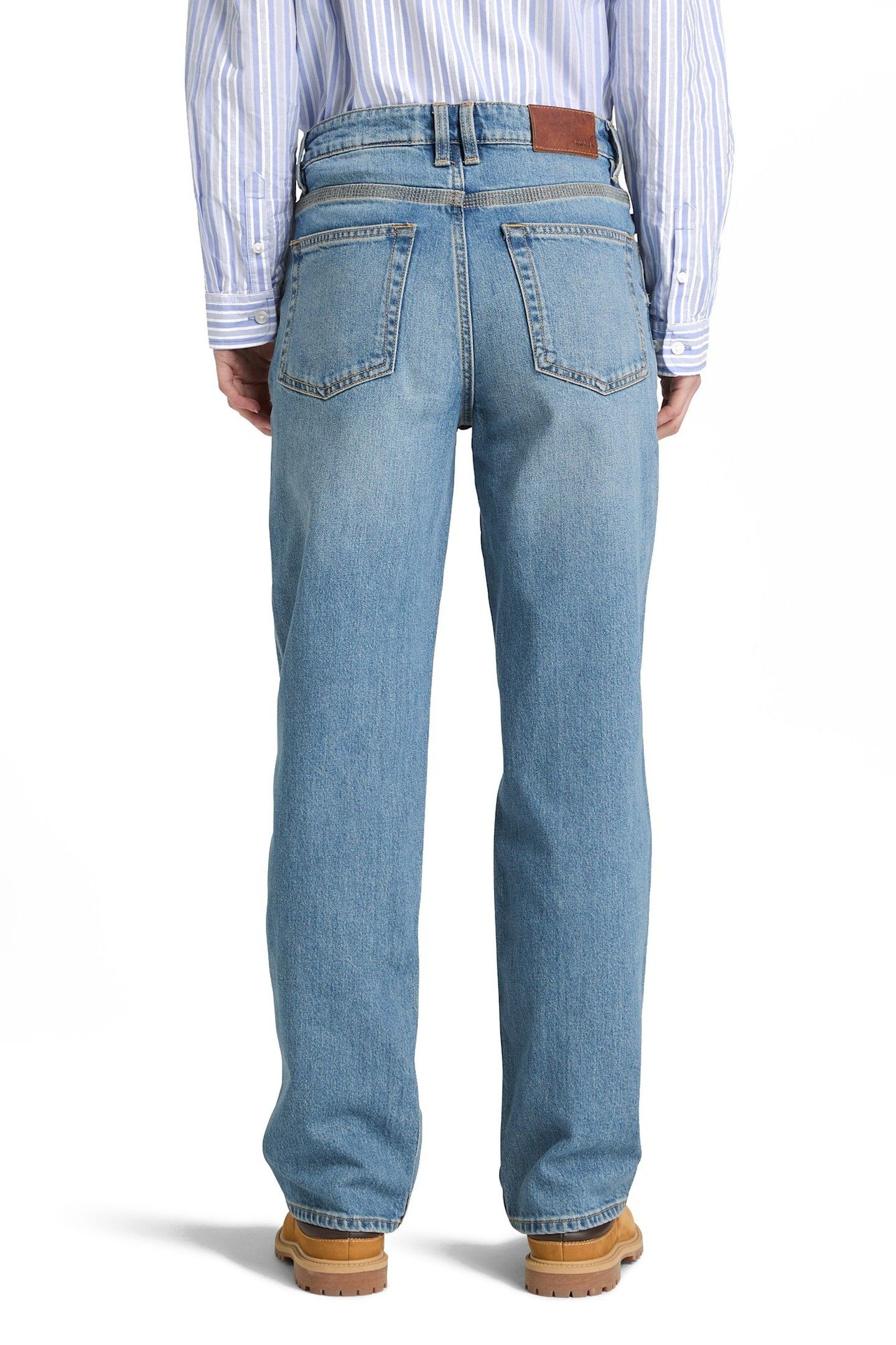 DENIM STRAIGHT PANTS LIGHT BLUE 3