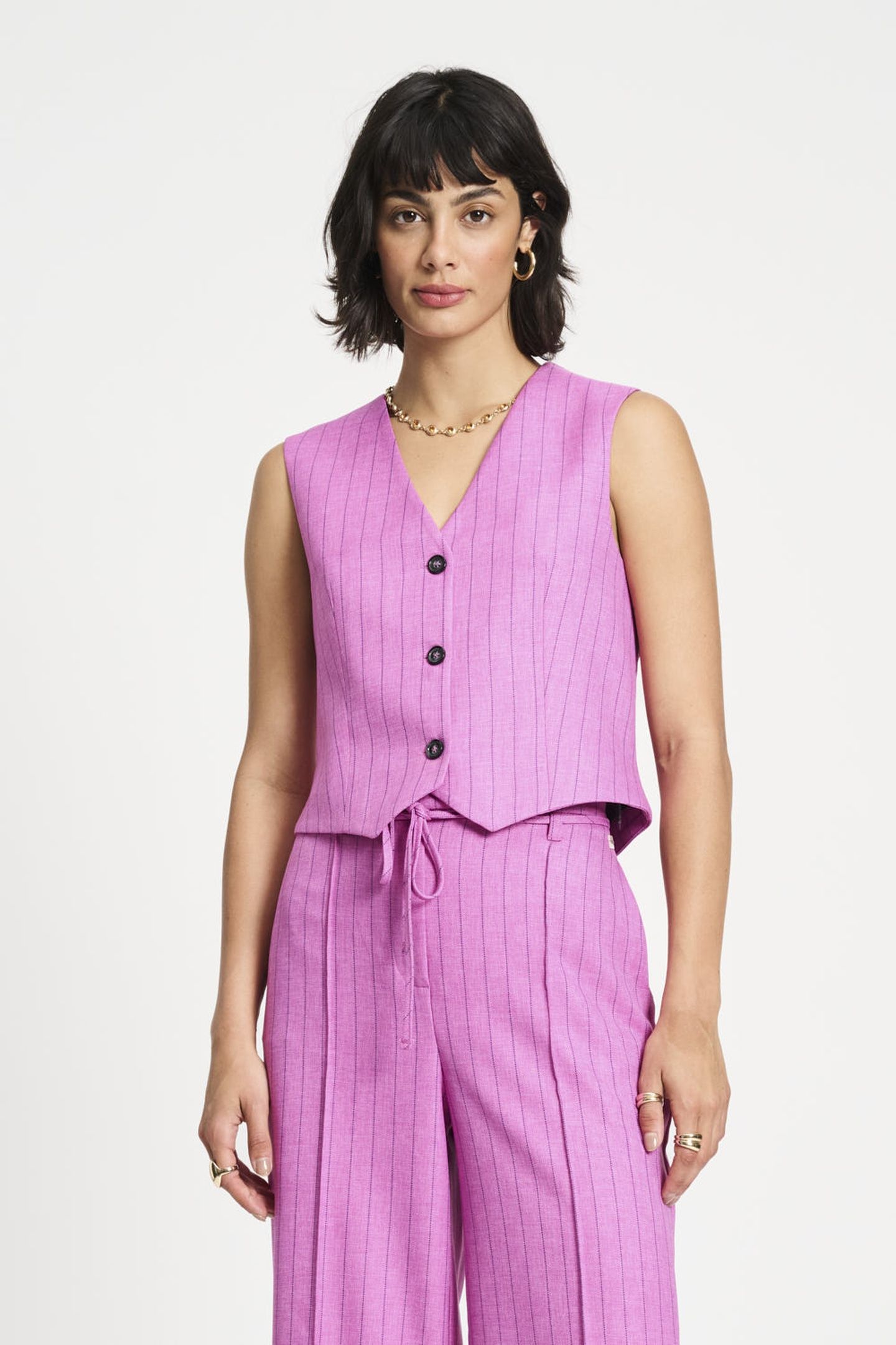 GILET - ROSE DOUX STRIPED 1