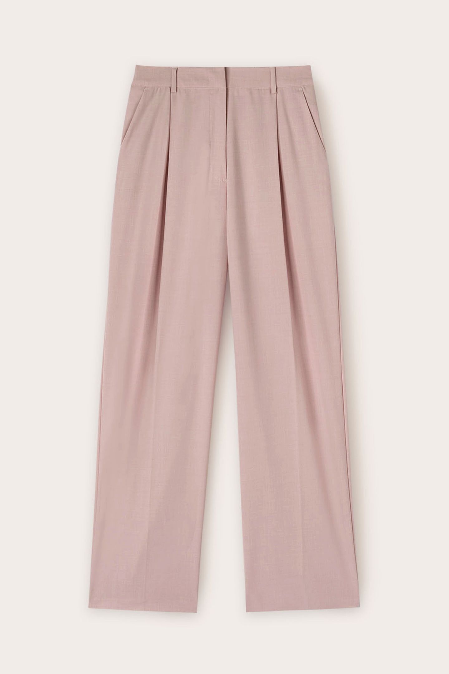 PALAZZO TROUSERS WITH PLEATS PINK 4