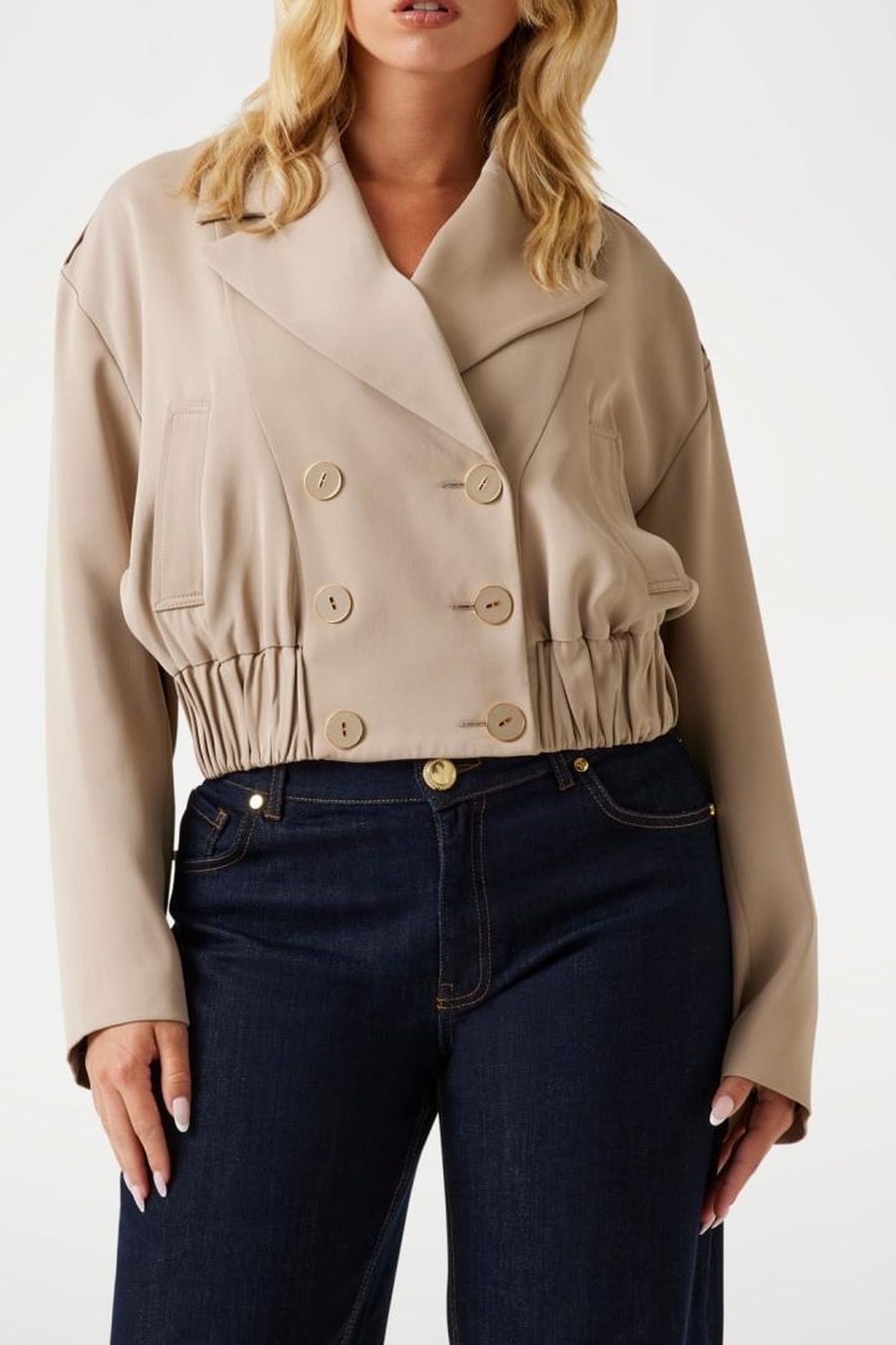 NINA BOMBER JACKET VELVET TAUPE 2