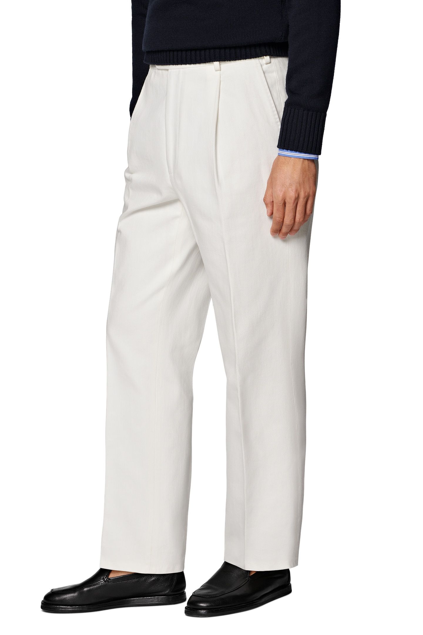 DUCA-OFF-WHITE FORMAL TROUSERS OFF-WHITE 6
