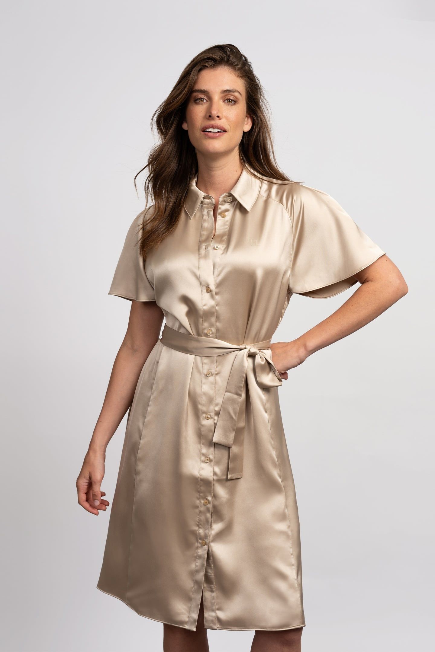 IZAAC DRESS SAVANNAH TAN 1