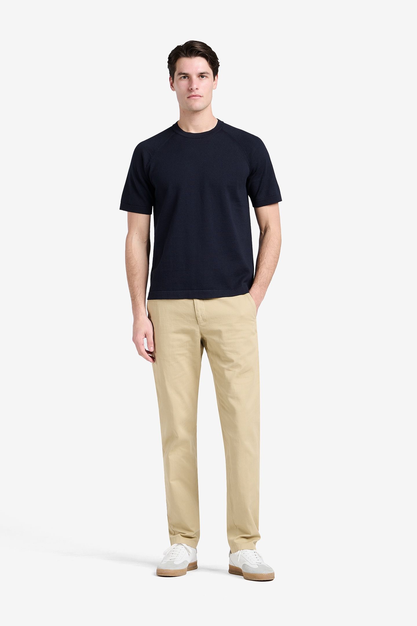 DIEGO COTTON-LINEN STRETCH TAUPE 2